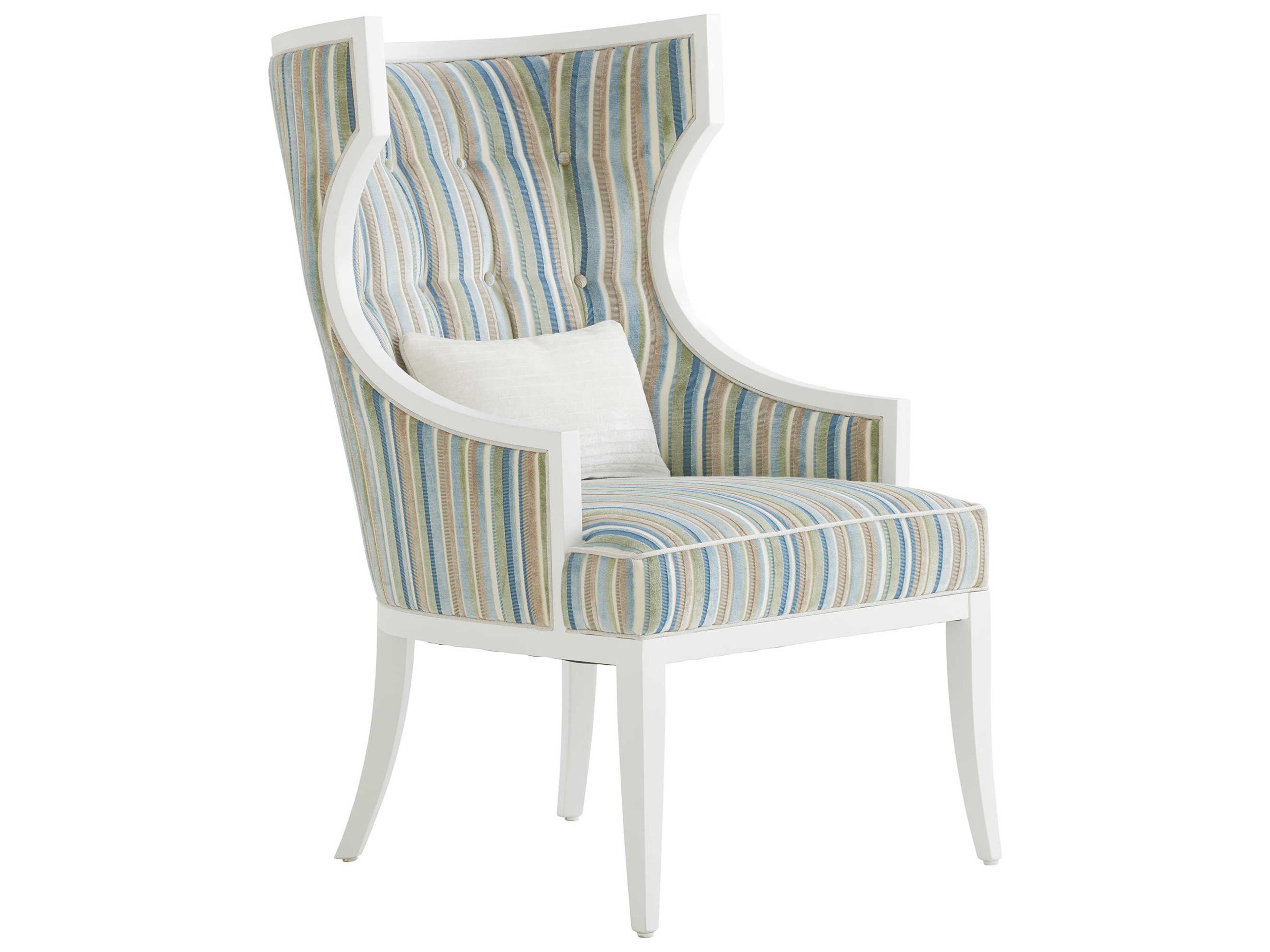 Lexington Avondale White Fabric Accent Chair
