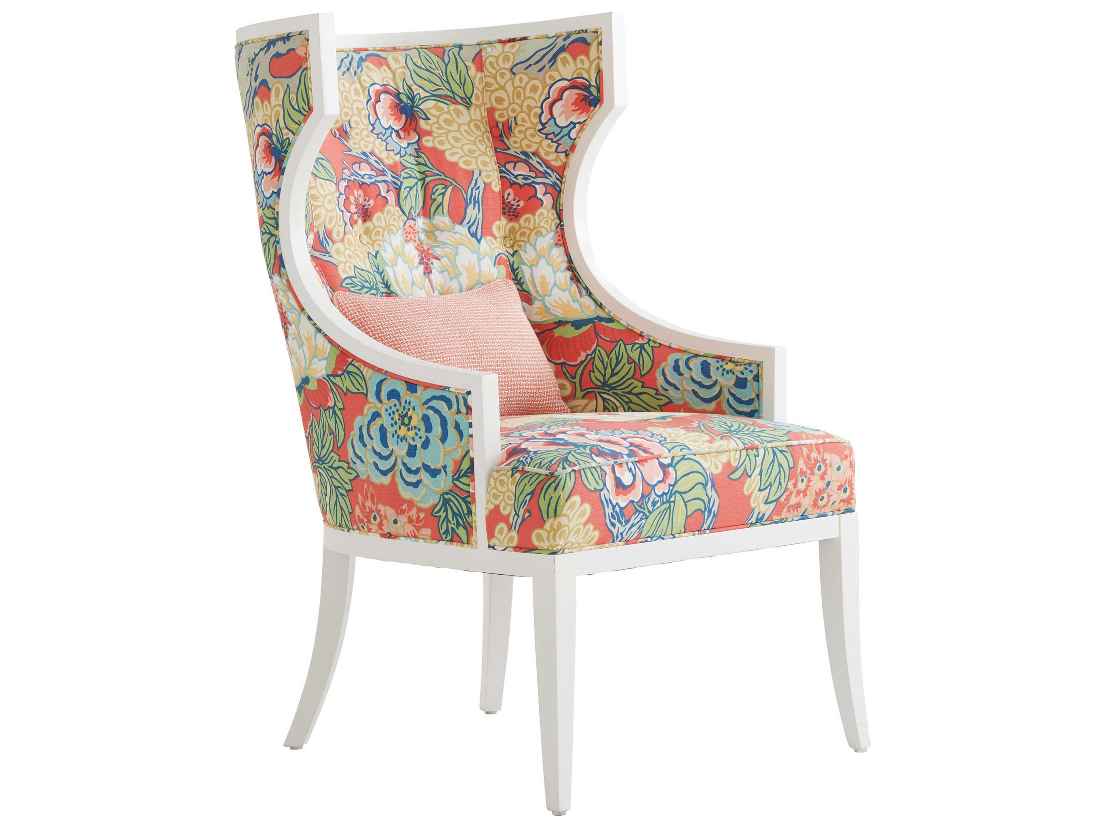 Lexington Avondale Pink Fabric Accent Chair