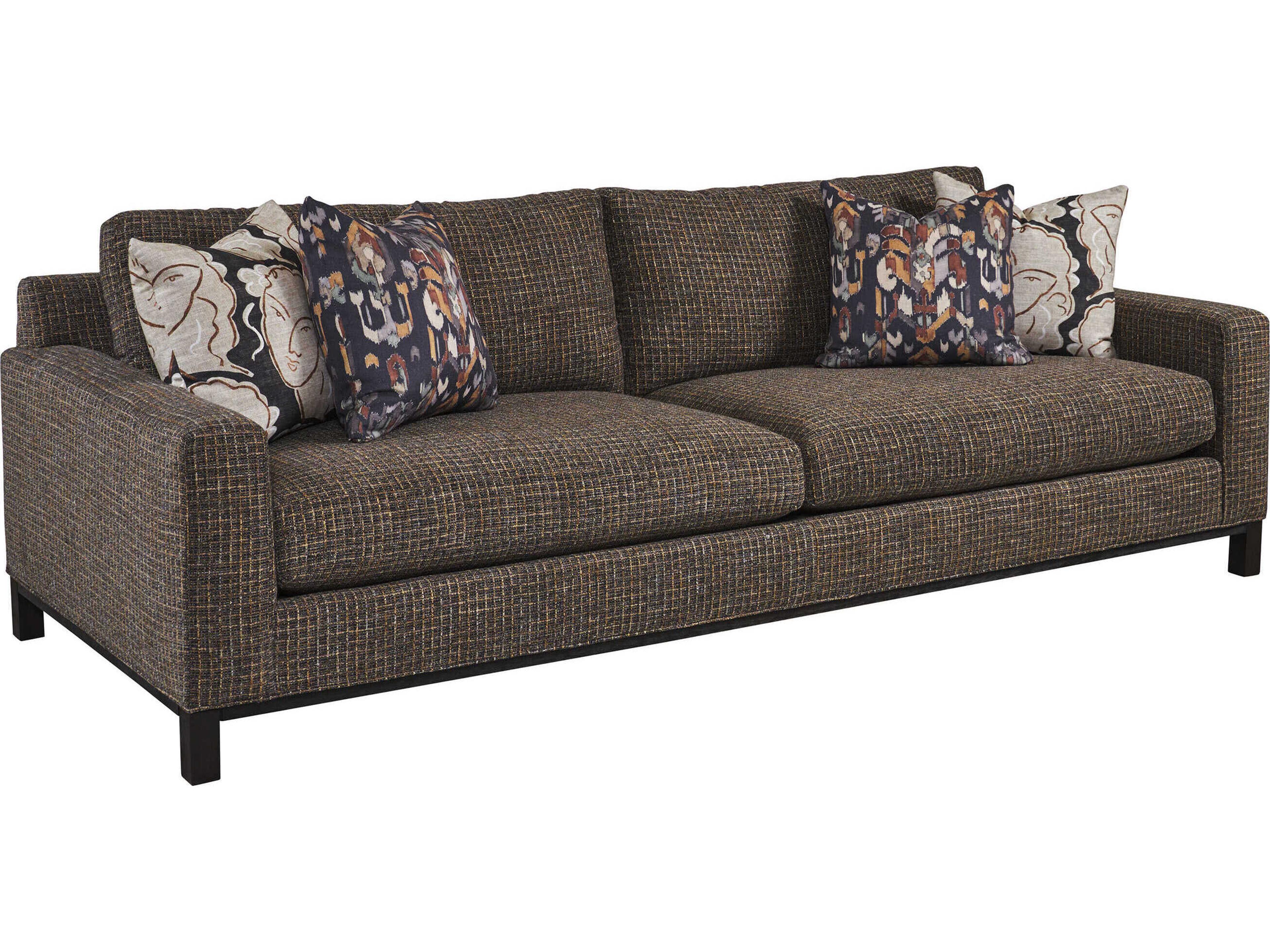 Lexington Zanzibar Durban Brown Upholstered Sofa