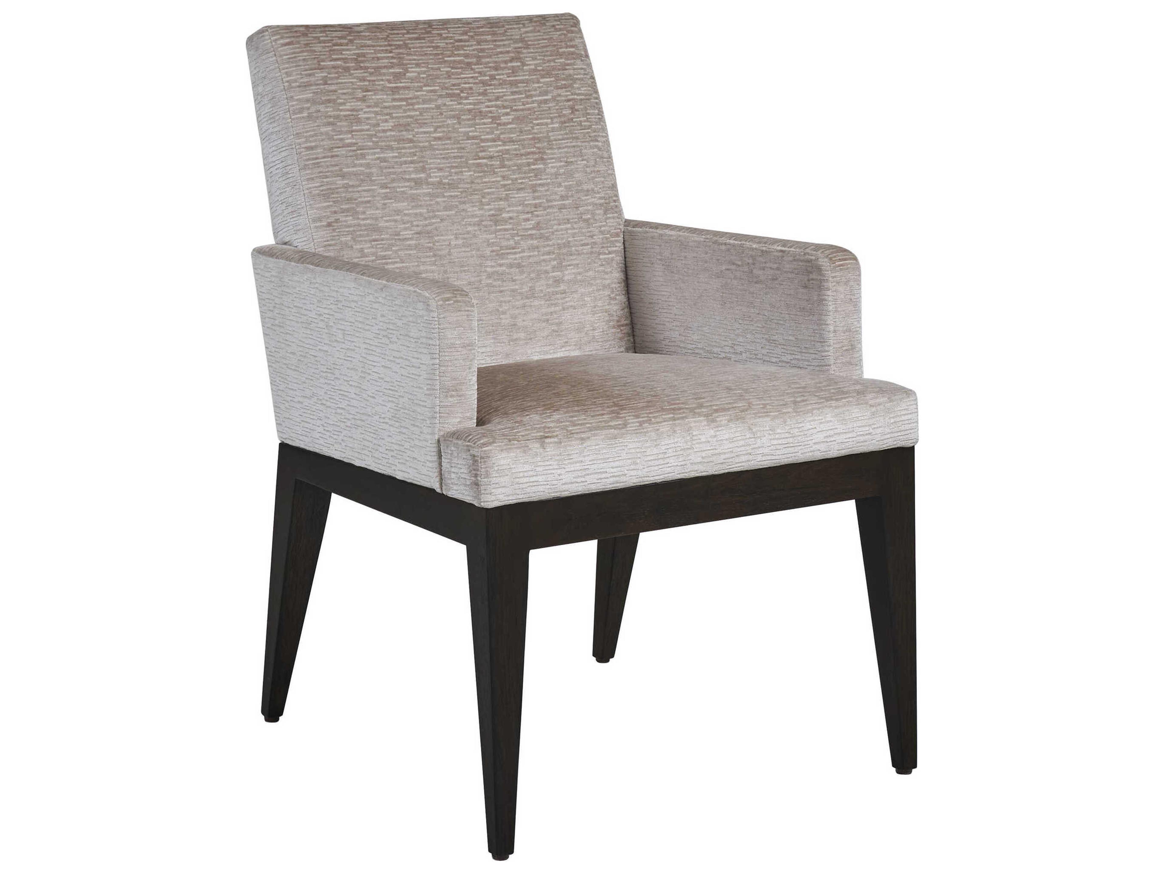Lexington Zanzibar Murano Beige Upholstered Arm Dining Chair