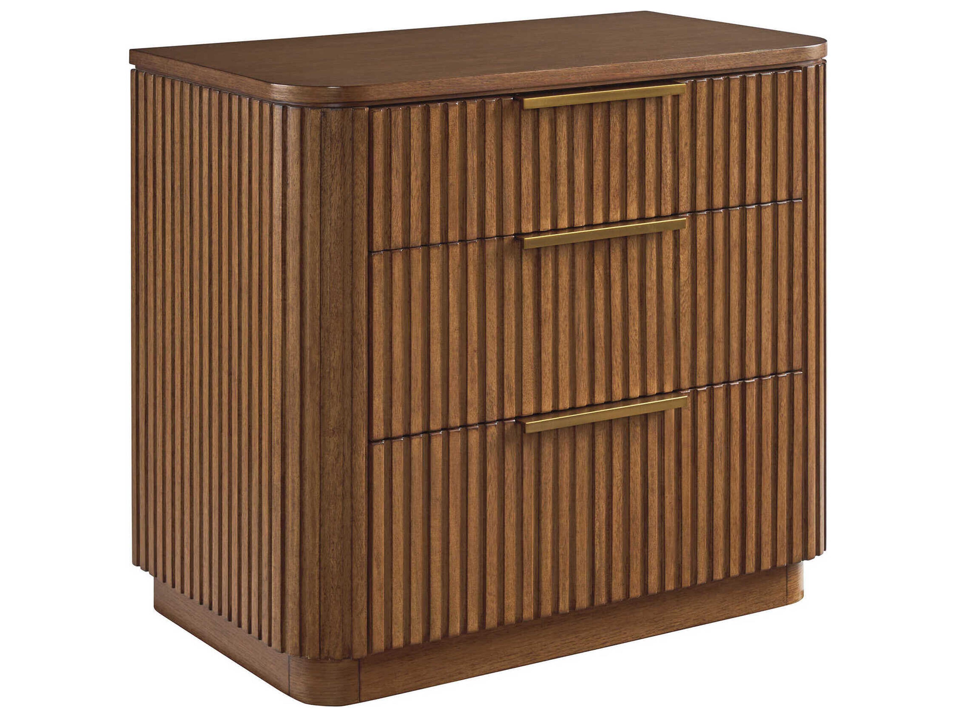 Lexington La Costa Mission Bay 3-Drawers Brown Nightstand