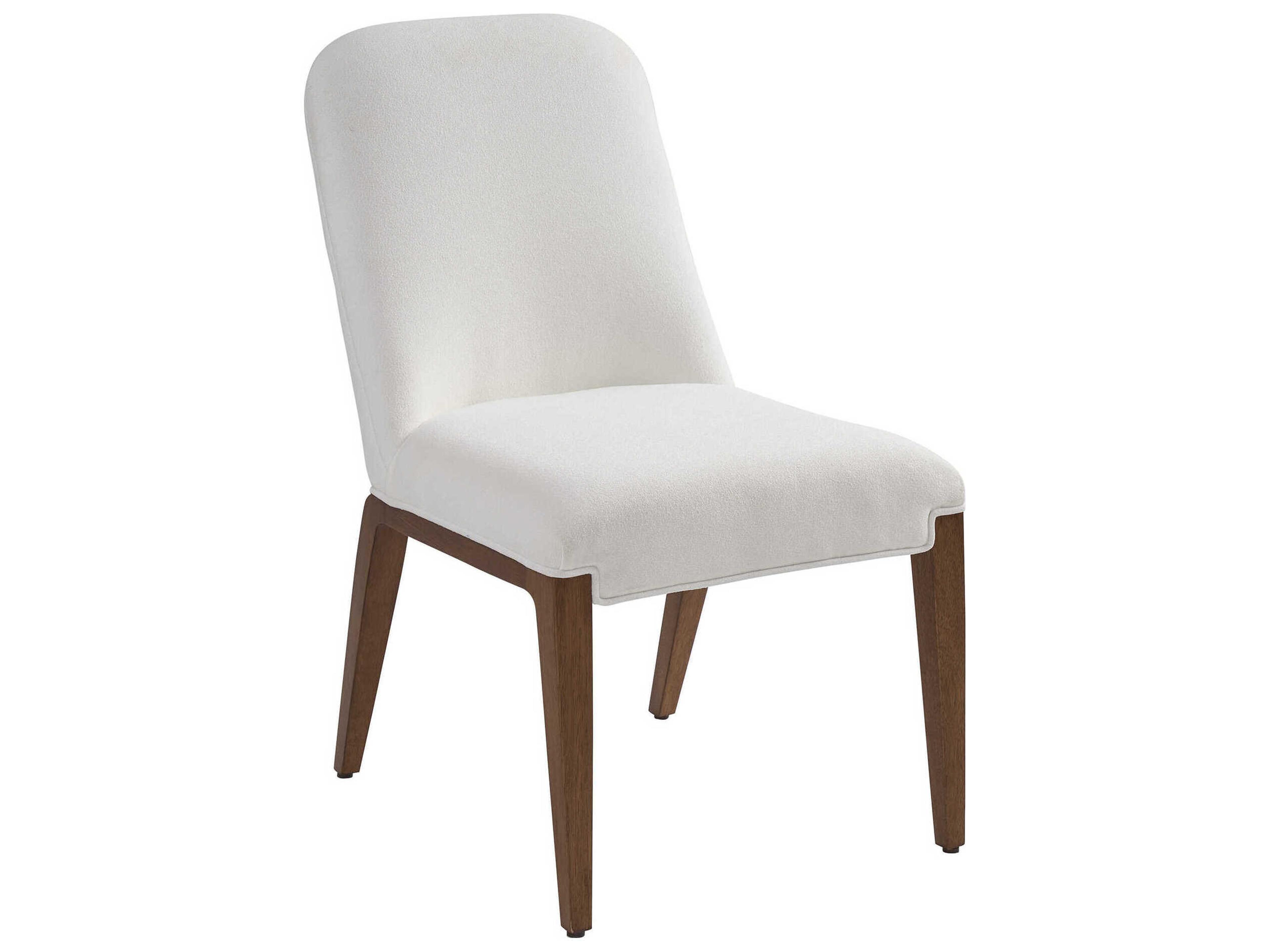 Lexington La Costa Seacove White Upholstered Armless Dining Chair