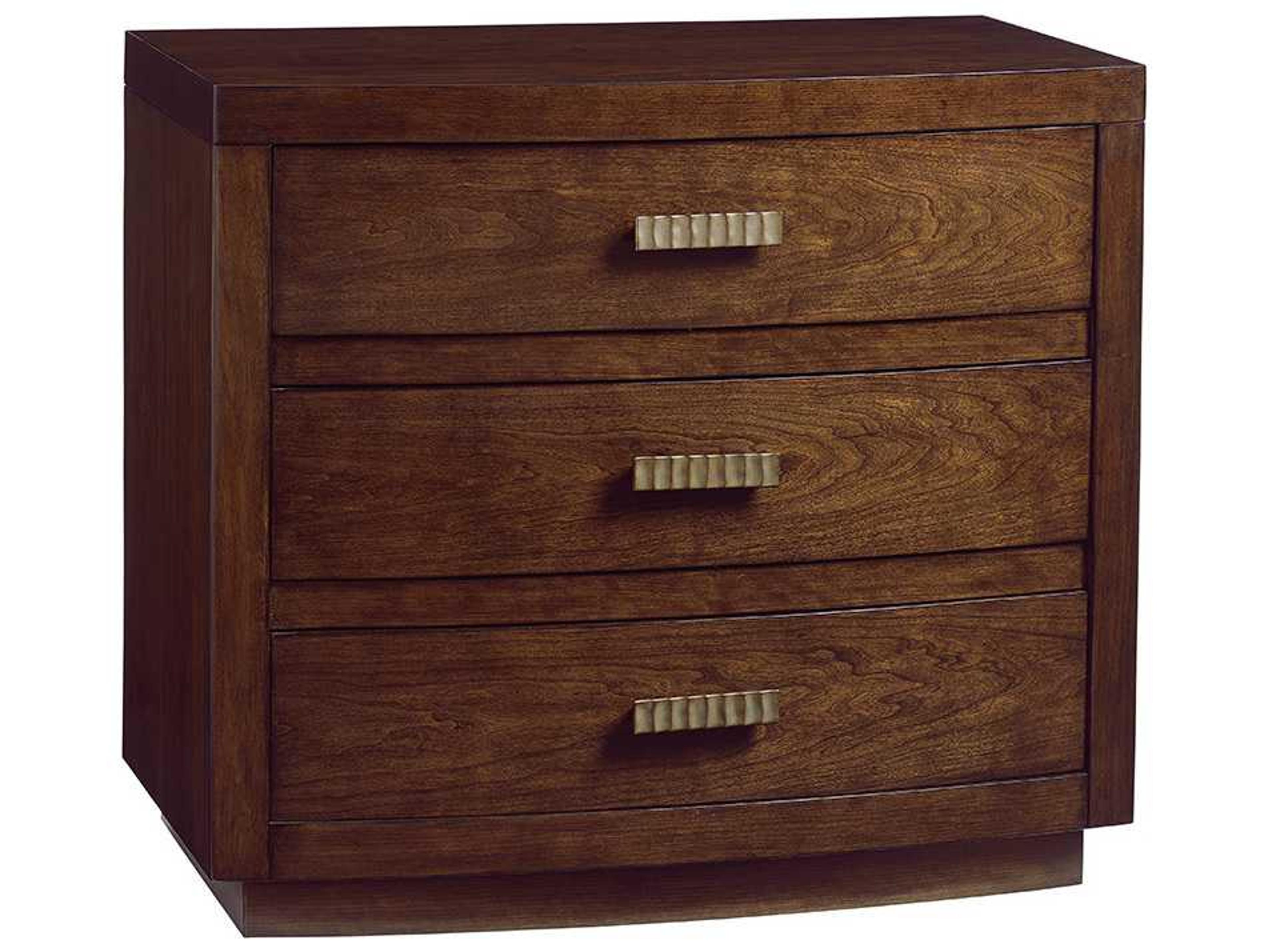 Lexington Laurel Canyon 3-Drawers Brown Solid Wood Nightstand