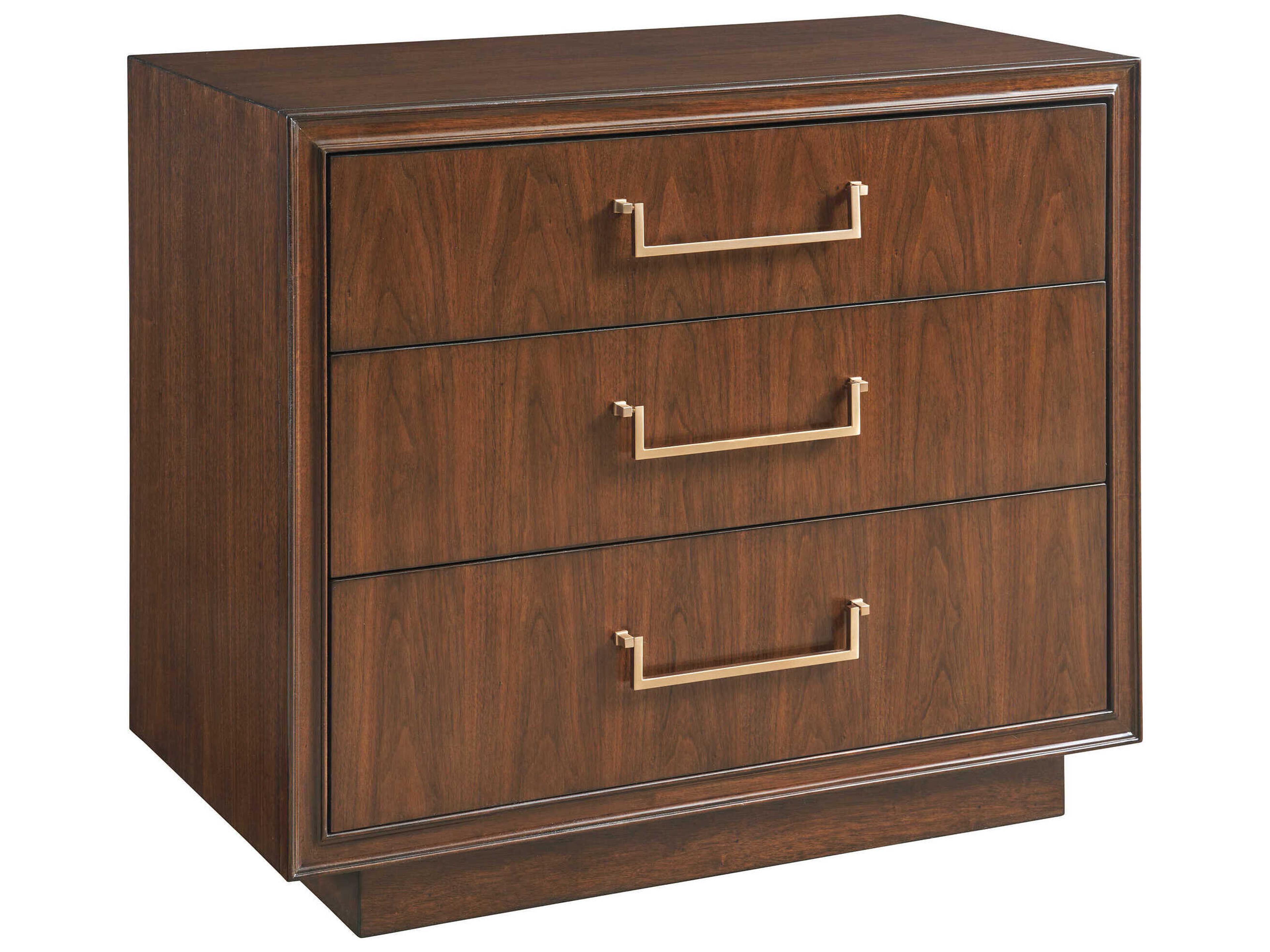 Lexington Rendezvous Camden 3-Drawers Brown Nightstand