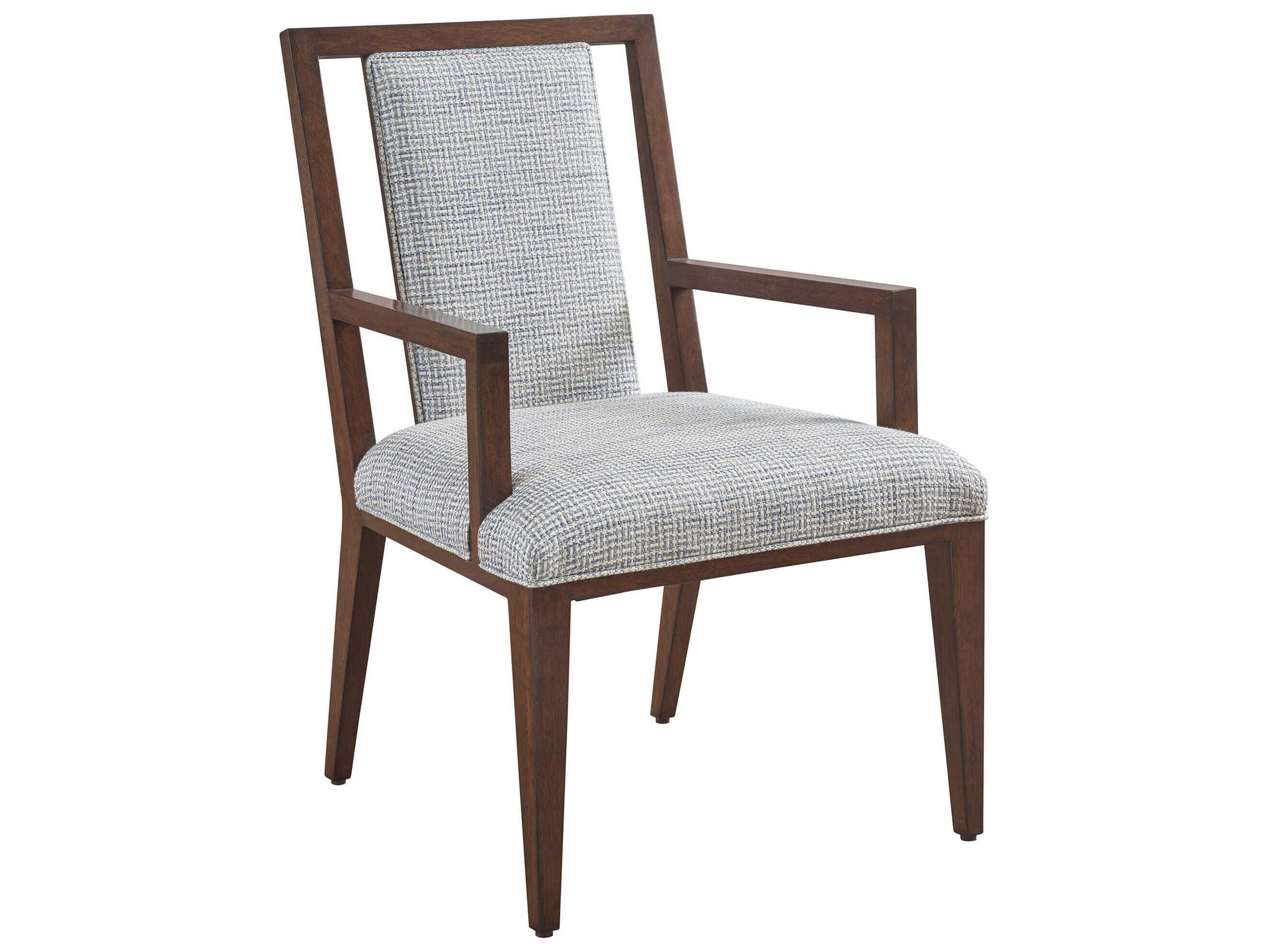 Lexington Rendezvous Boswell Blue Upholstered Arm Dining Chair