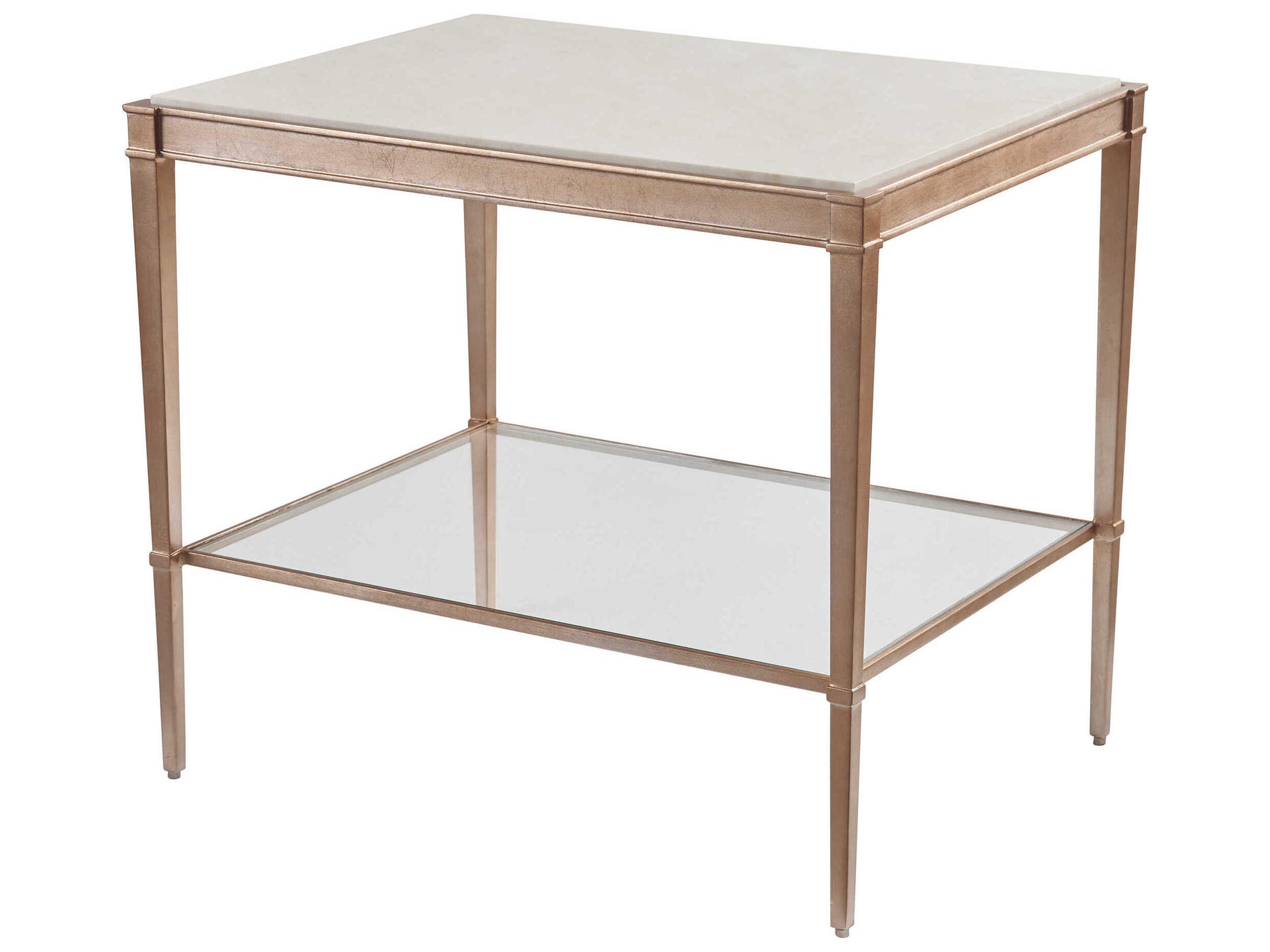 Lexington Rendezvous Bulgari Rectangular Marble End Table