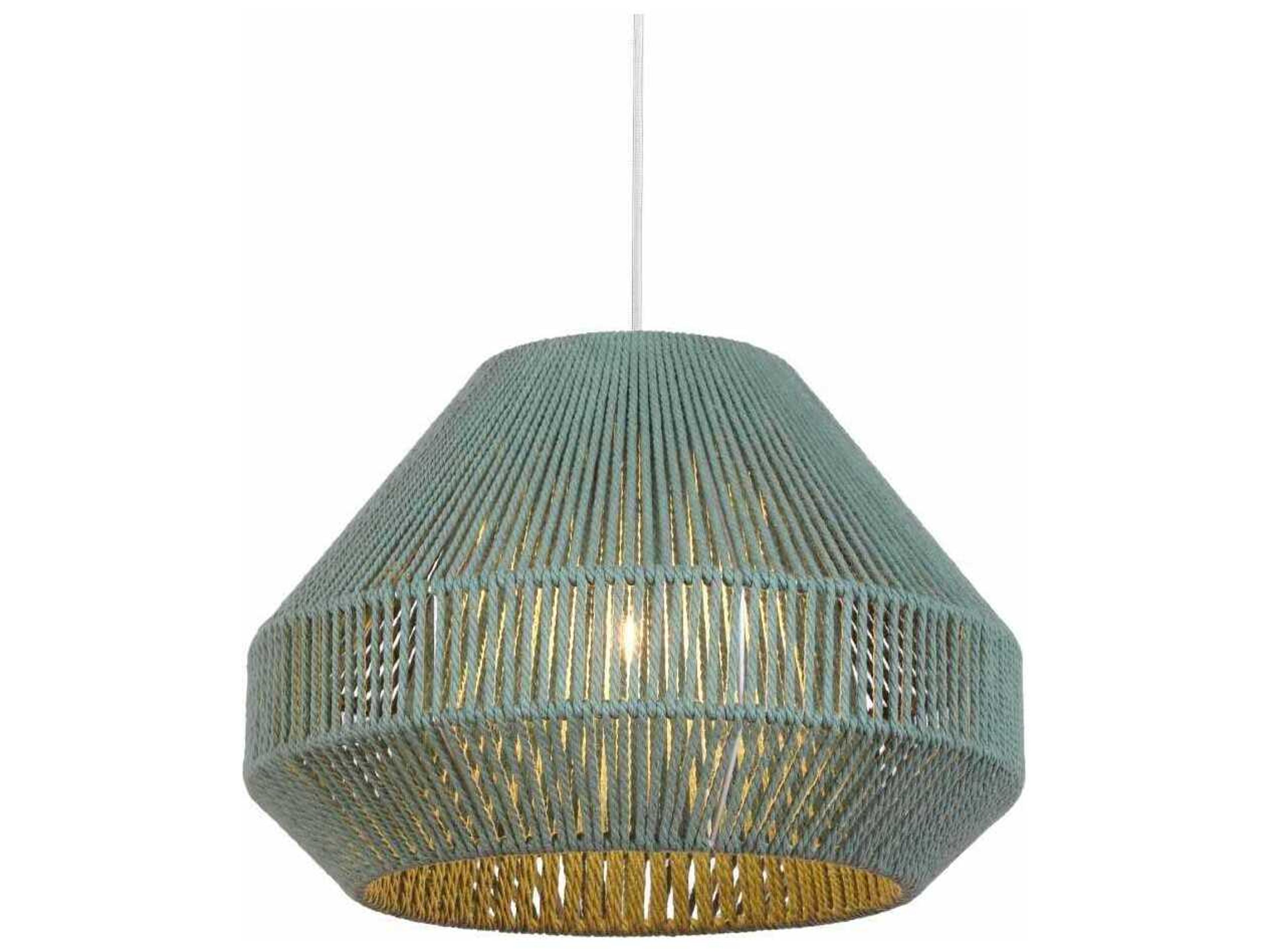 Luxcambra Acapulco 1-Light Black Green Pendant