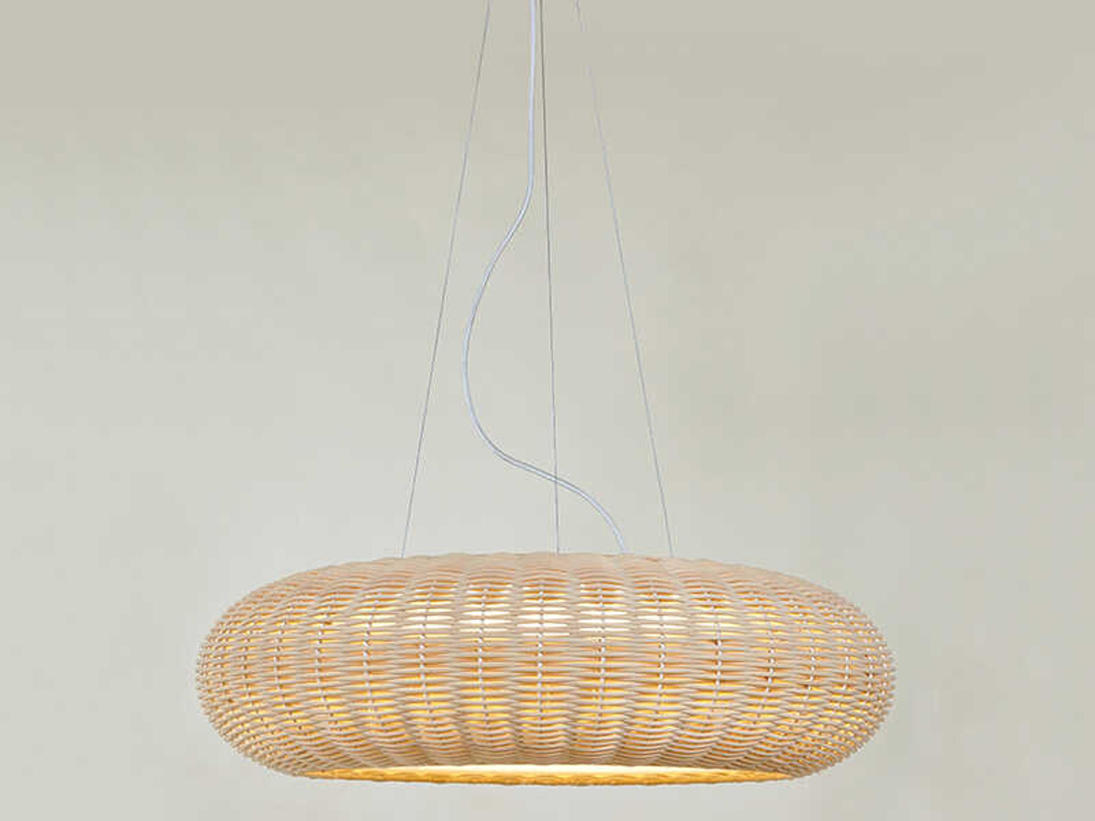 Luxcambra Niuet 1-Light White Brown Pendant