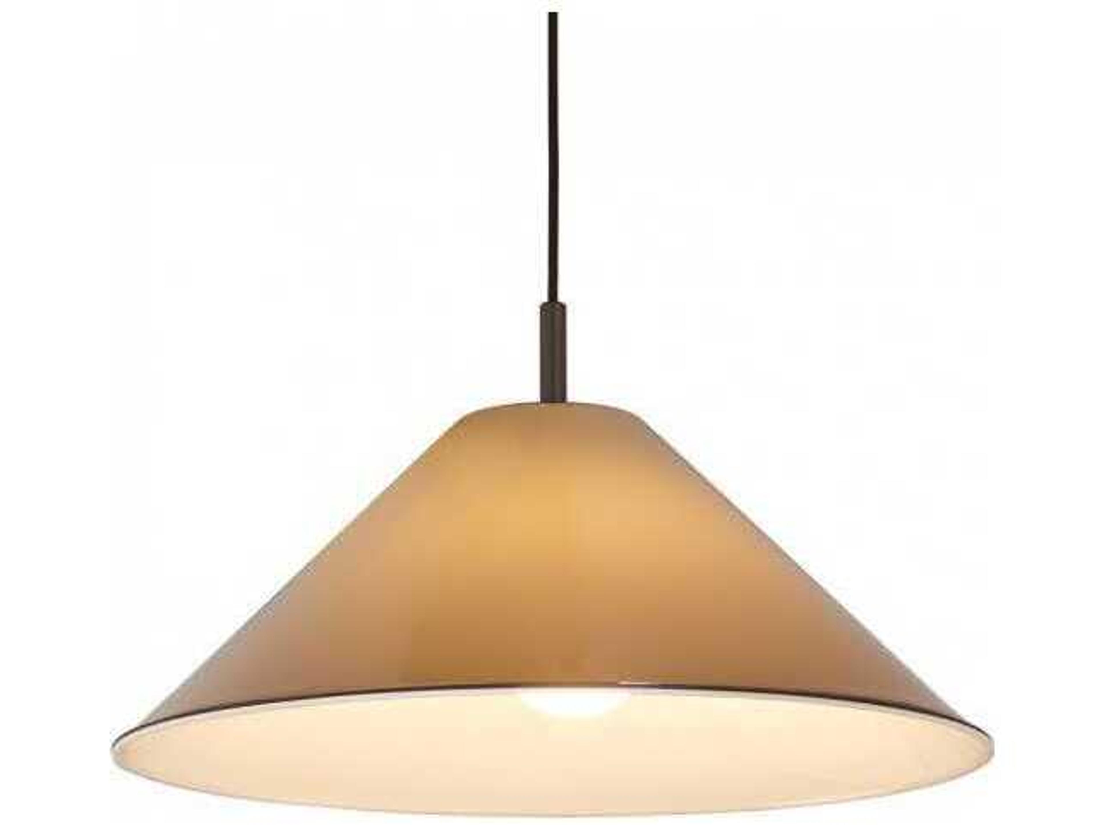 Luxcambra Conica 1-Light Black Gray Pendant