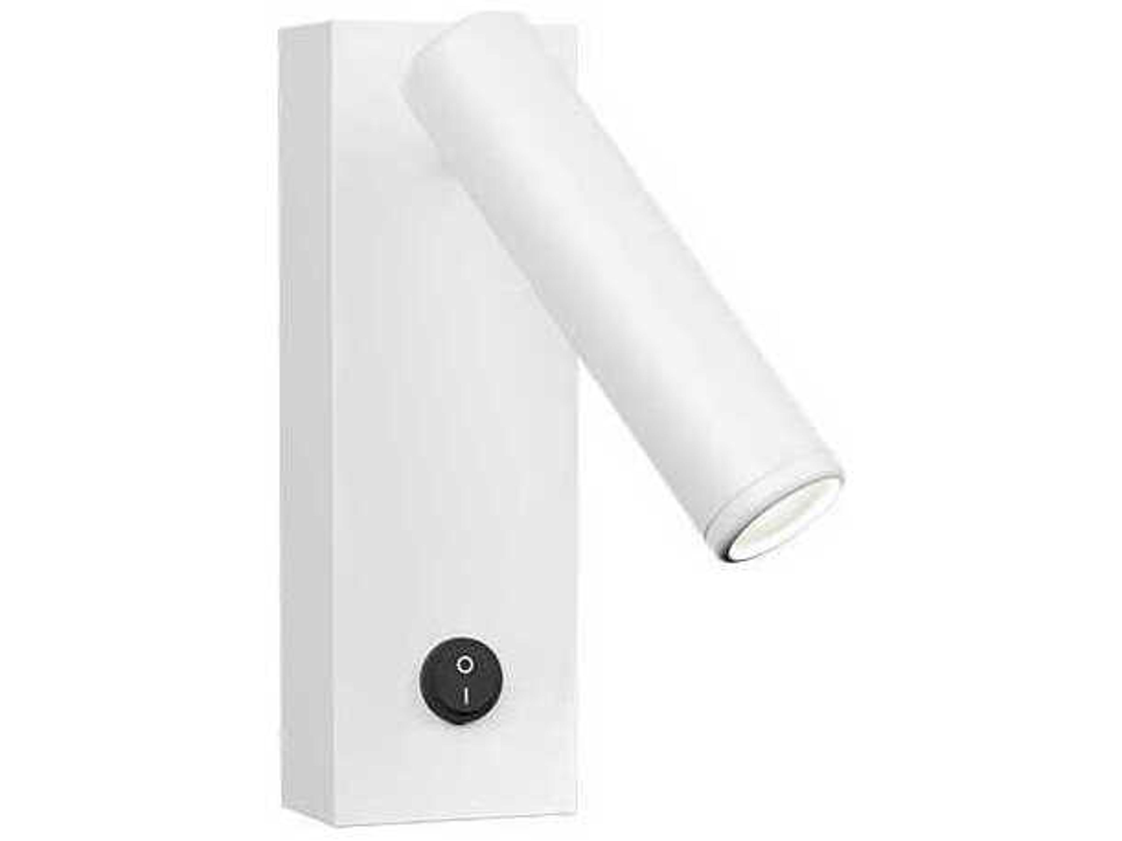 Manhattan 1-Light White Wall Sconce