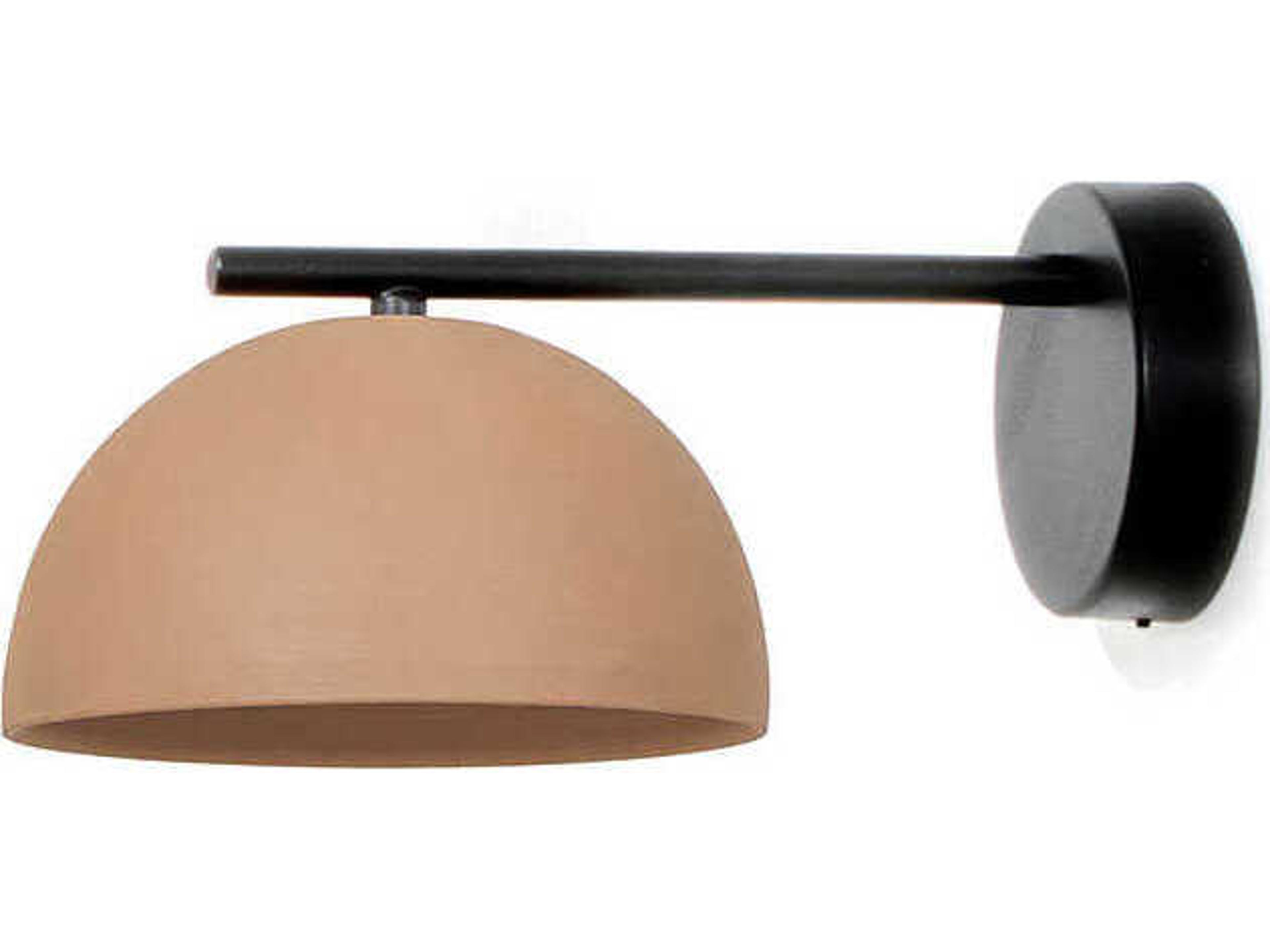 Luxcambra Absis 1-Light Black Wall Sconce