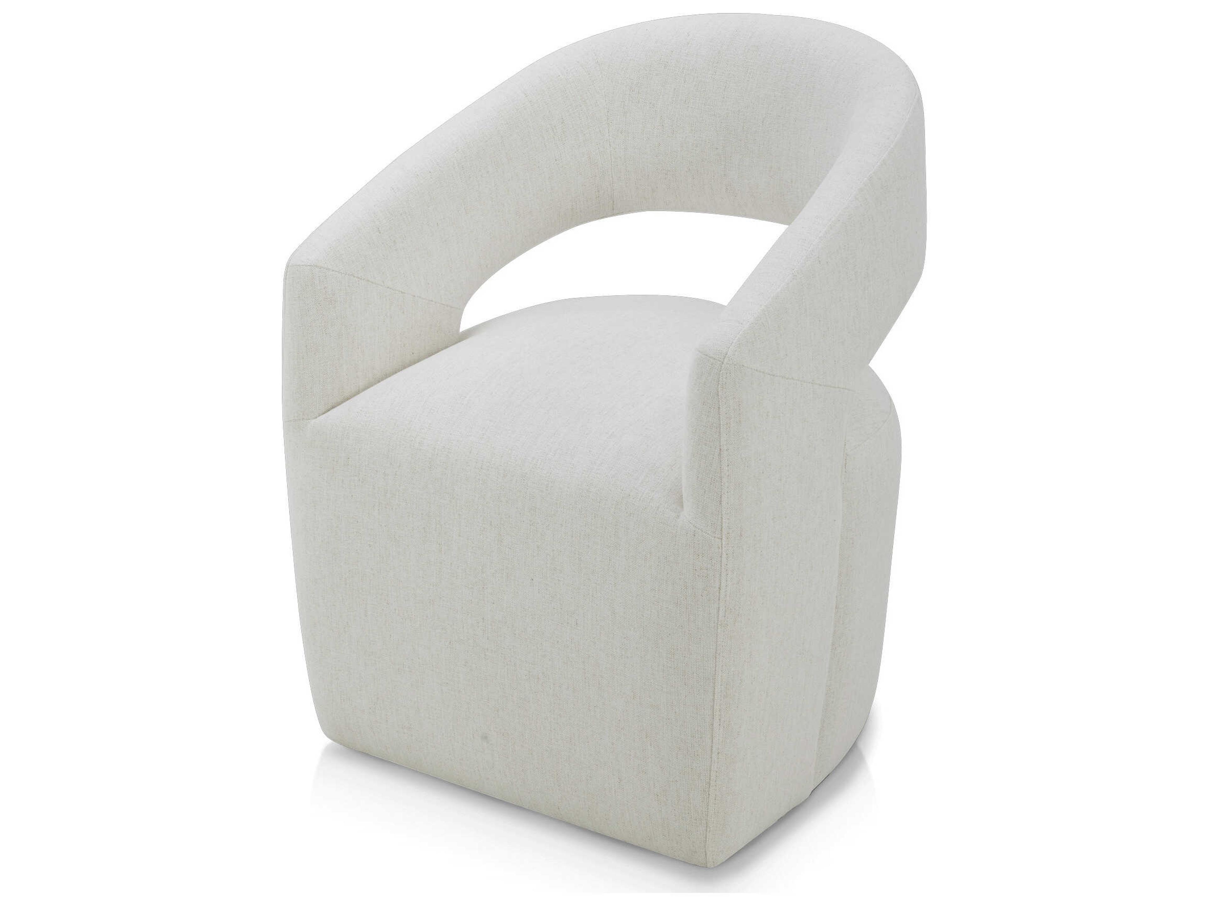 Luxcor Modluxe Avalon Dining Chair in Nomad Snow Fabric