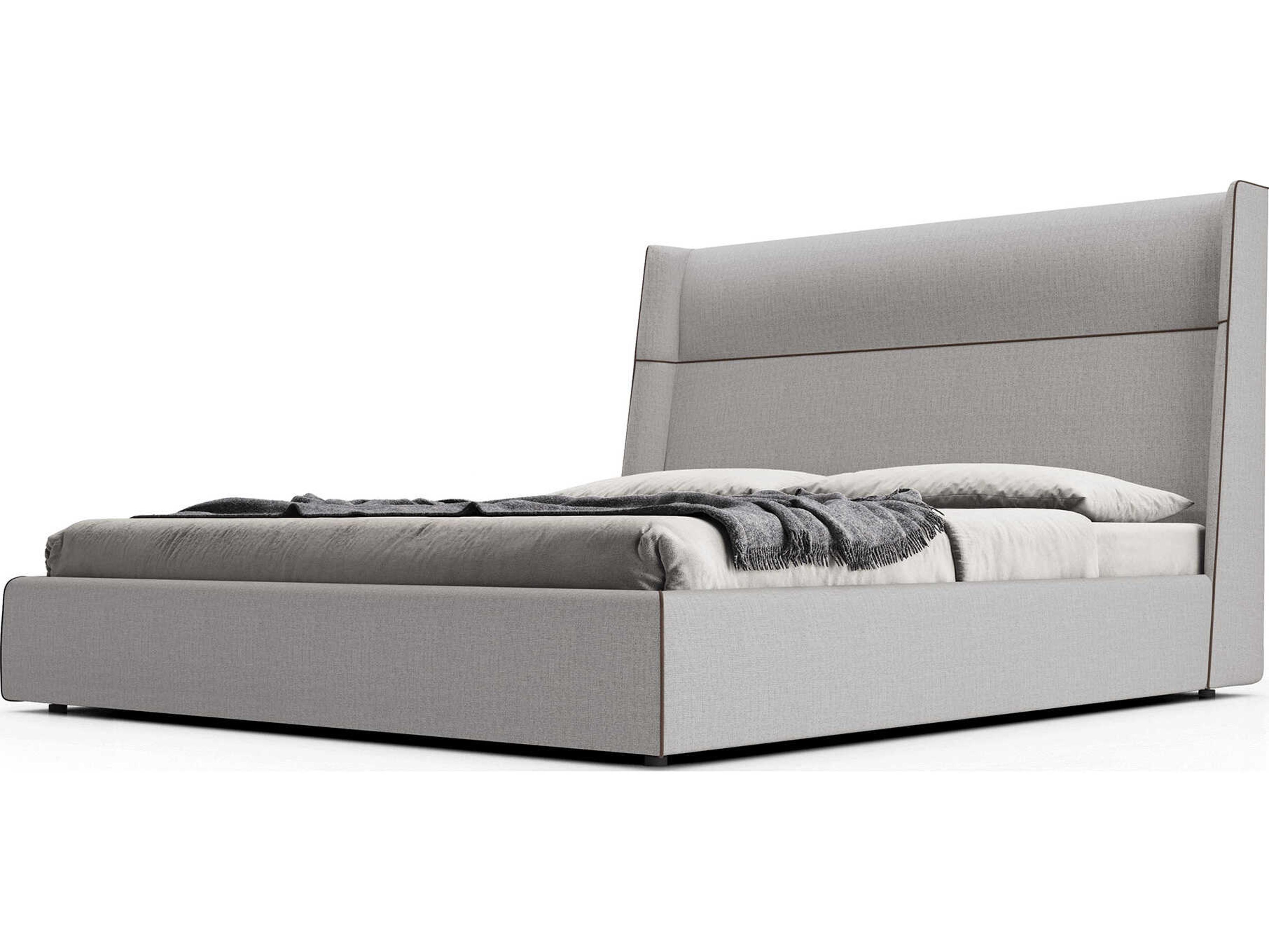 Luxcor Modluxe Bexley Bed Gris Fabric / King