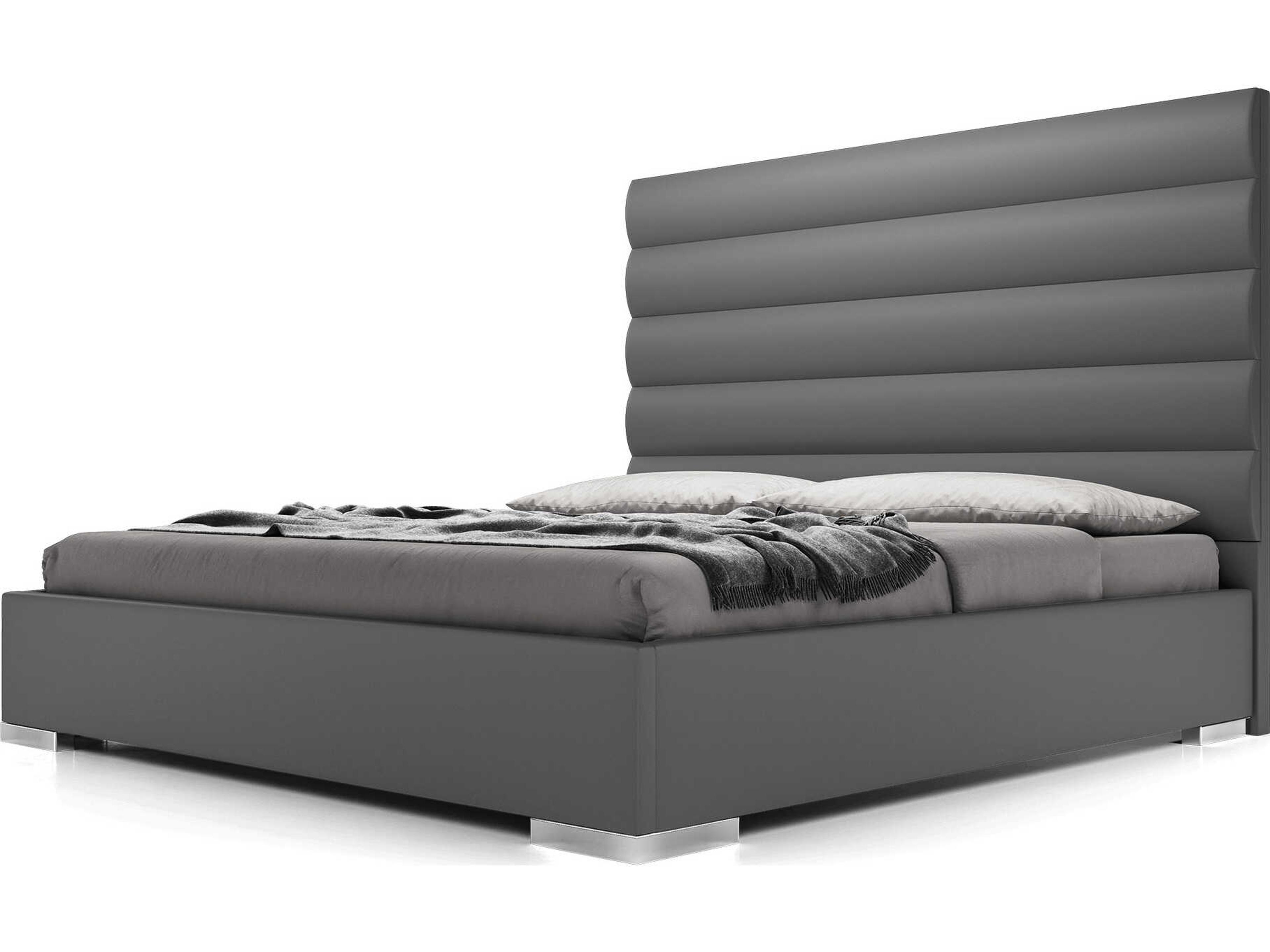 Luxcor Modluxe Bristol Bed Granite Eco Leather / Queen