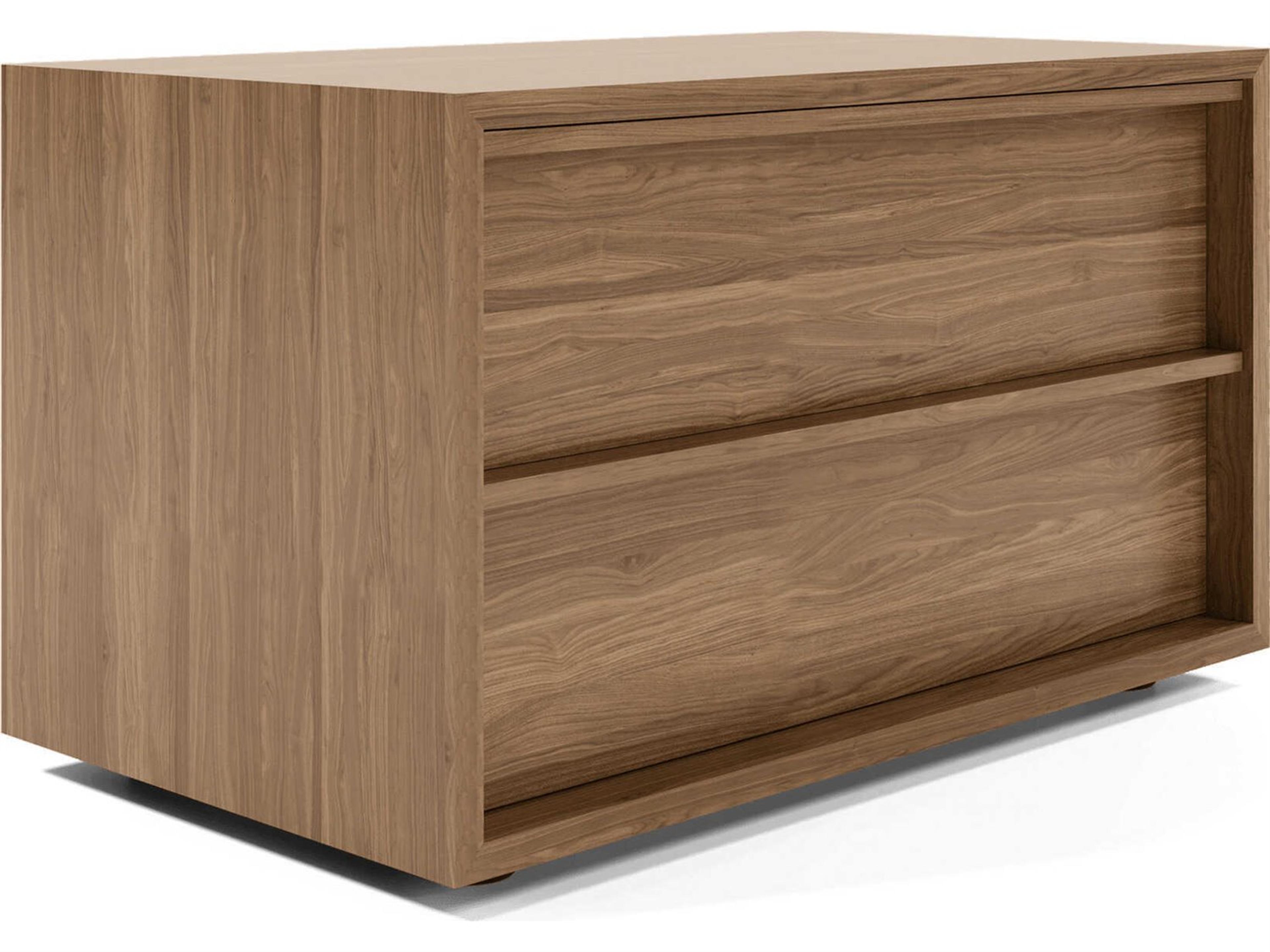 Luxcor Modluxe Harrow Nightstand Walnut / Right-Facing