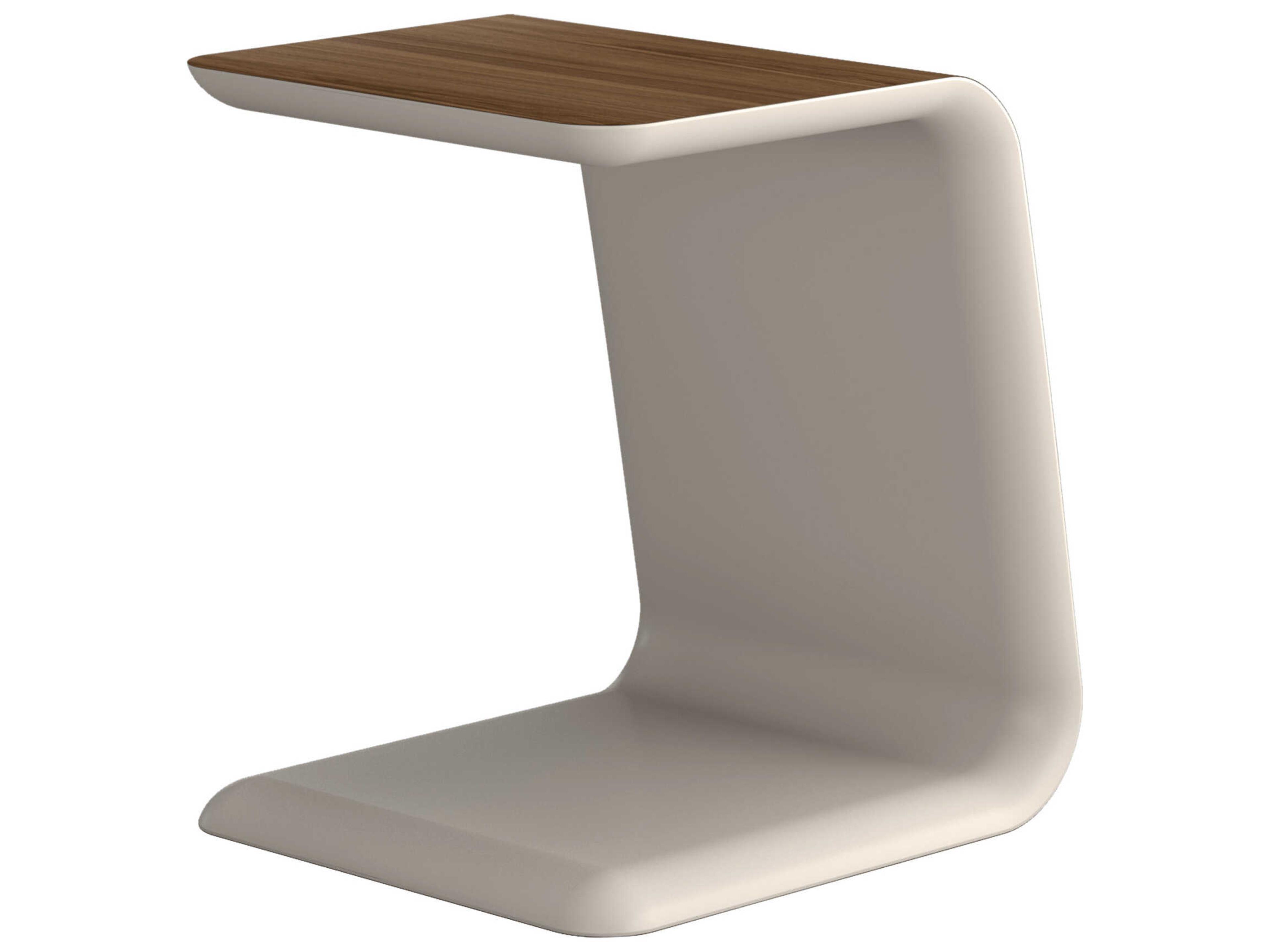 Luxcor Modluxe Clichy Side Table in Walnut and Almond