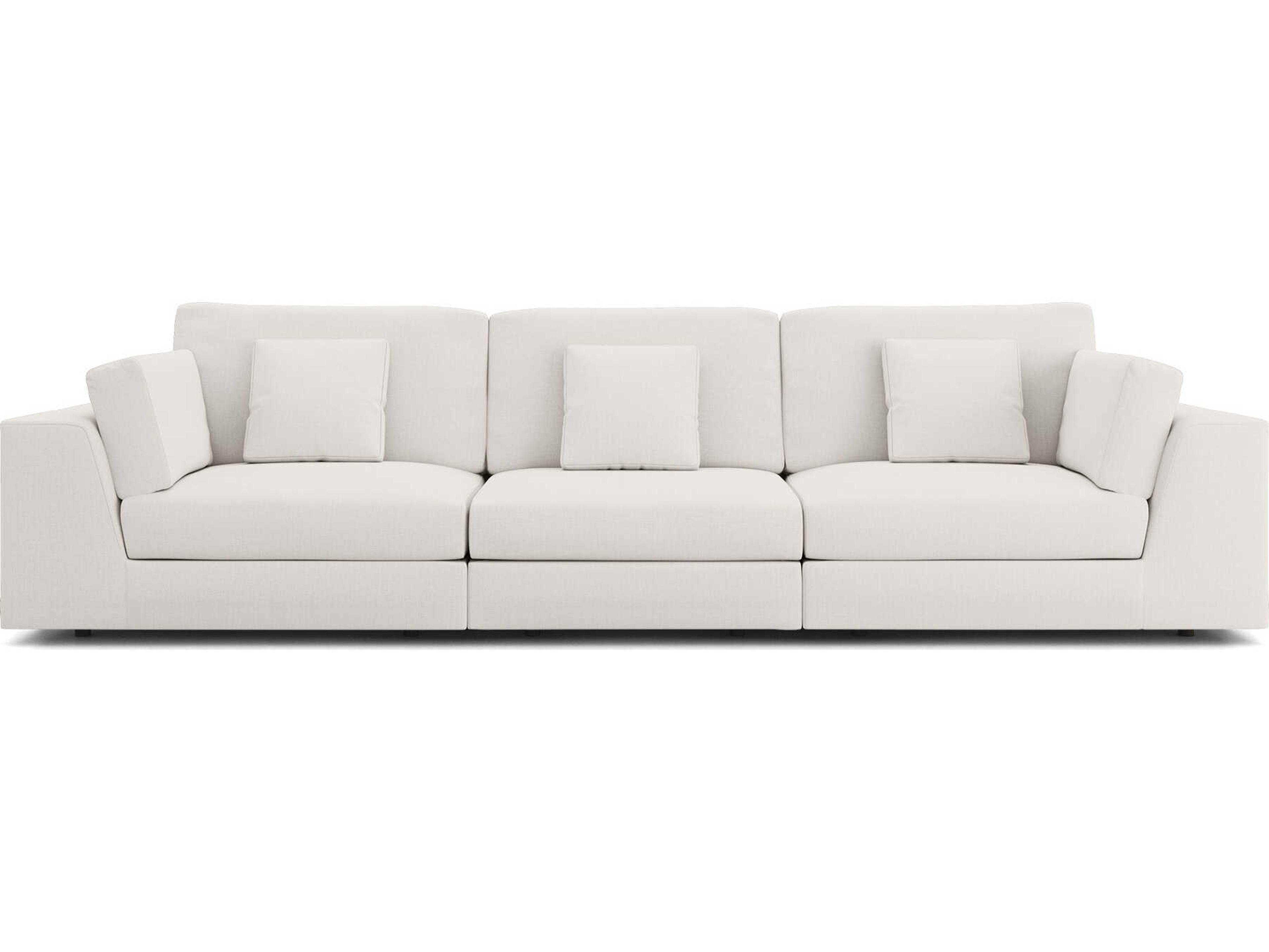Luxcor Modluxe Vera Modular Sofa Set 05 in Chalk Fabric