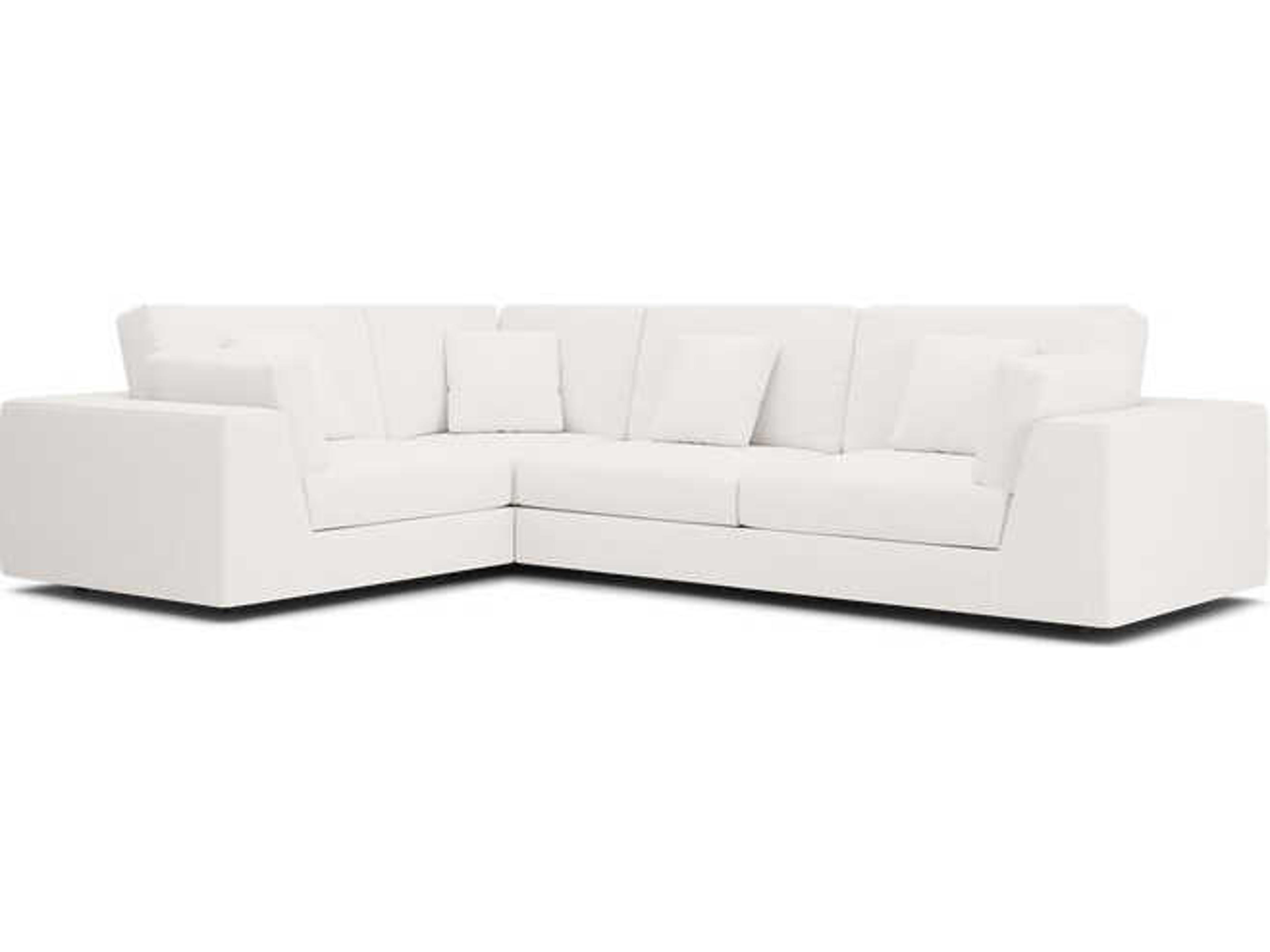 Luxcor Modluxe Vera Modular Sofa Set 07 in Chalk Fabric