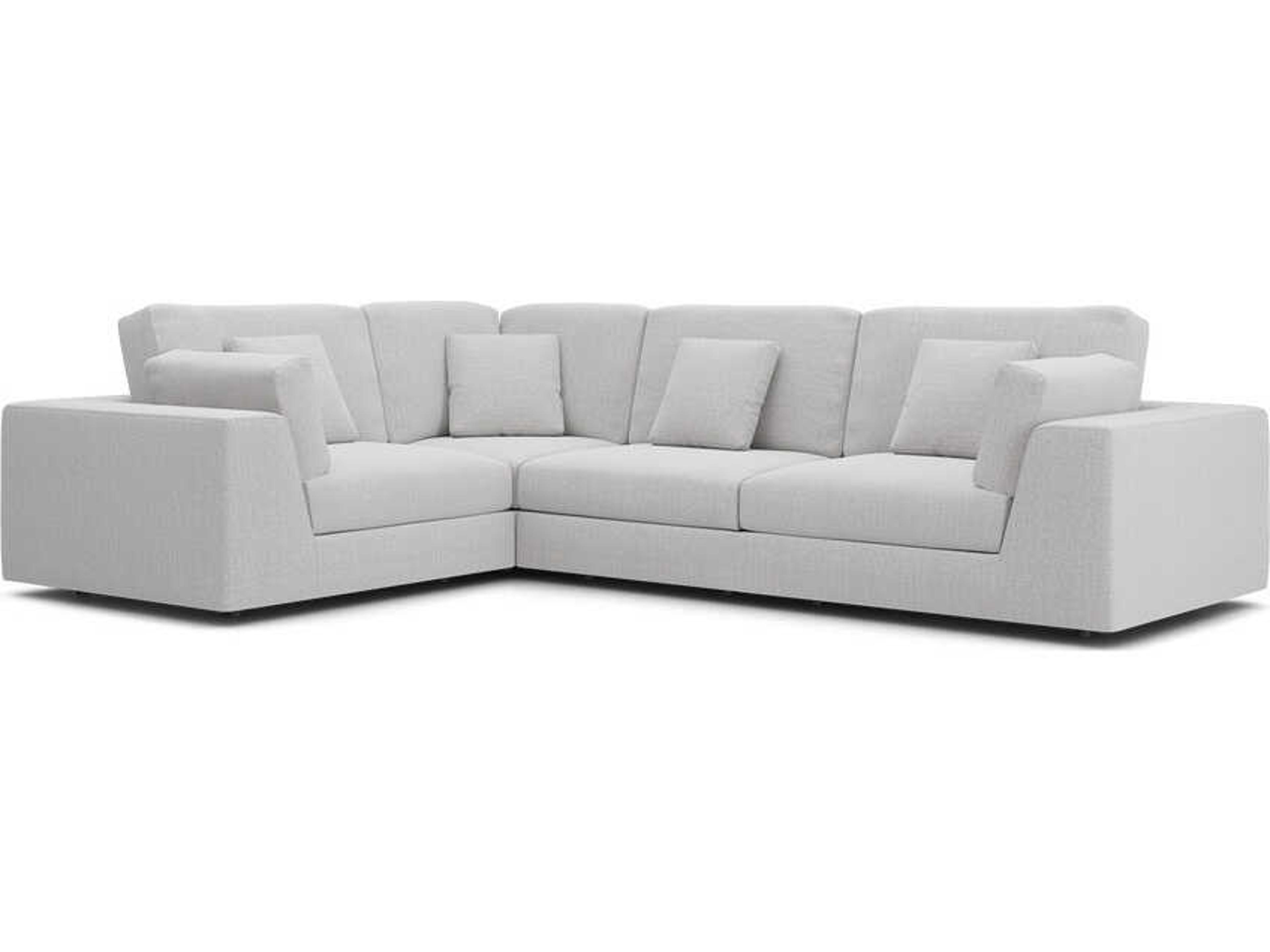 Luxcor Modluxe Vera Modular Sofa Set 07 in Gris Fabric