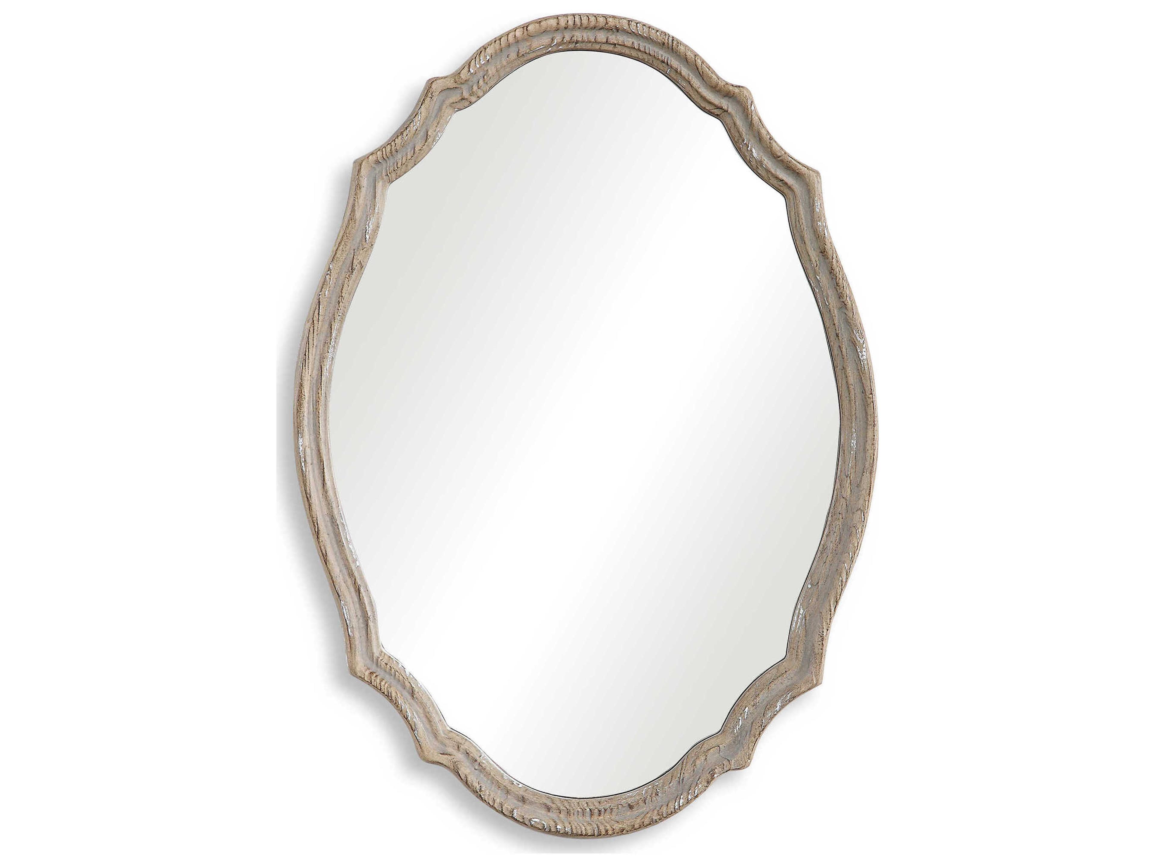 Luxecor Illumination Light Ivory Oval Wall Mirror