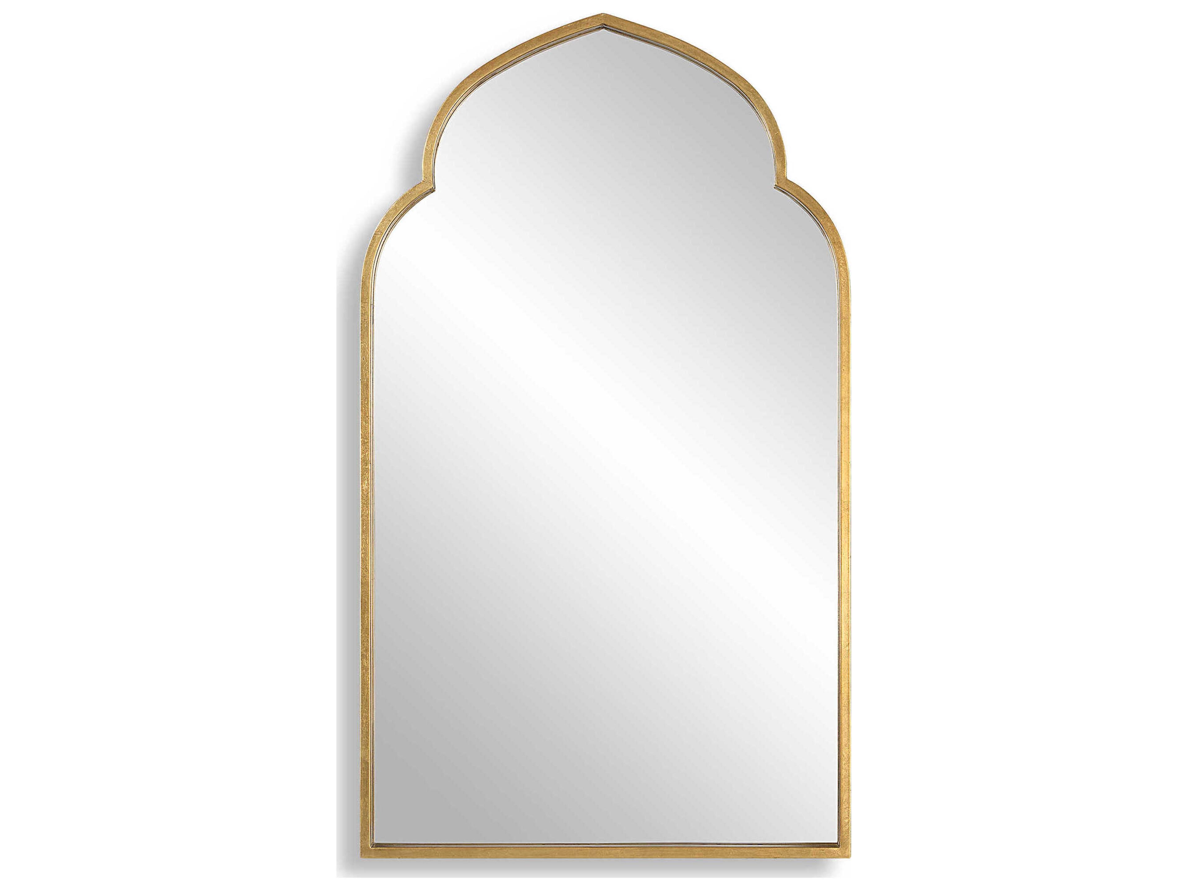 Luxecor Illumination Gold Leaf Wall Mirror