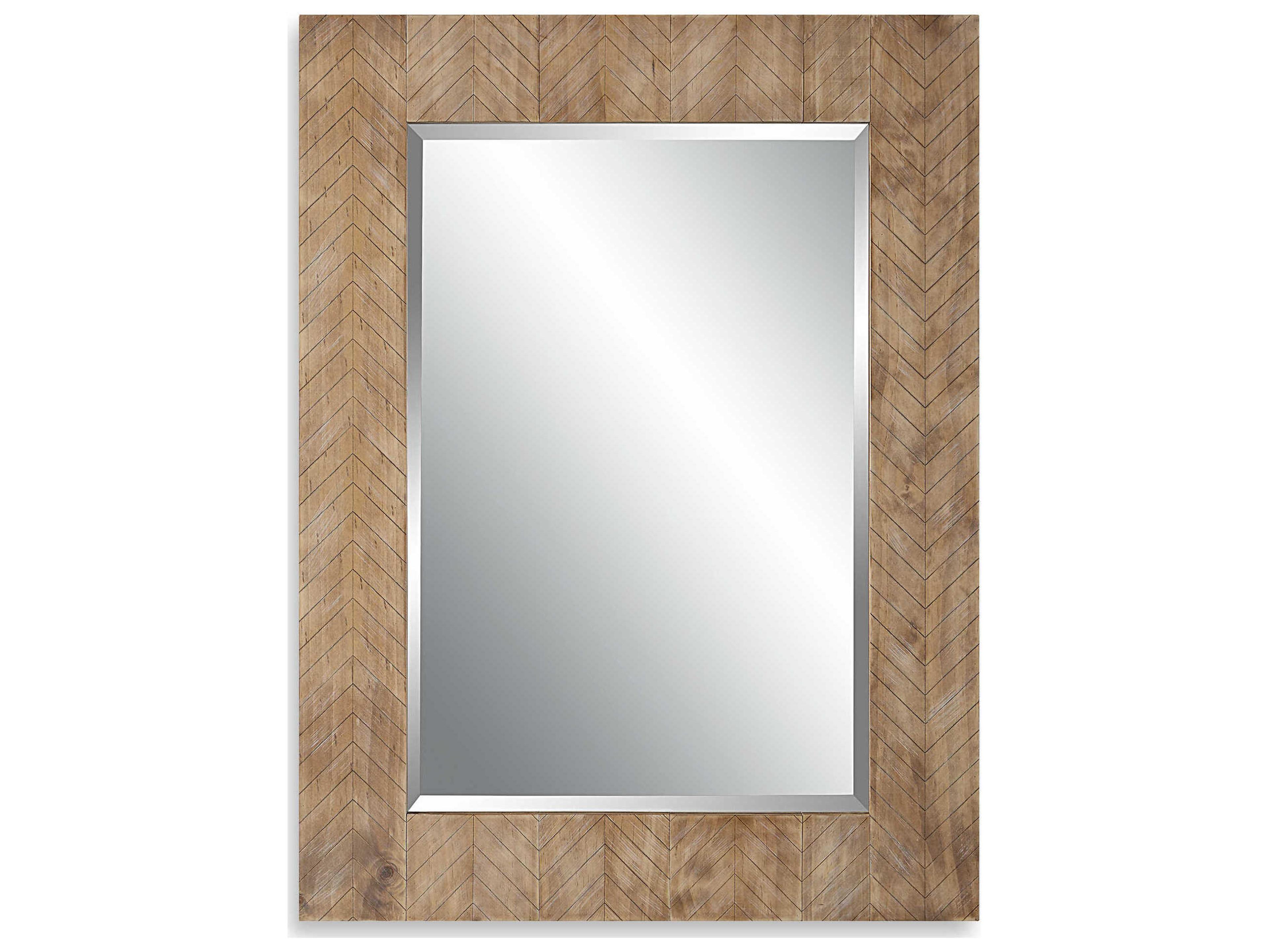 Luxecor Illumination Natural Rectangular Wall Mirror