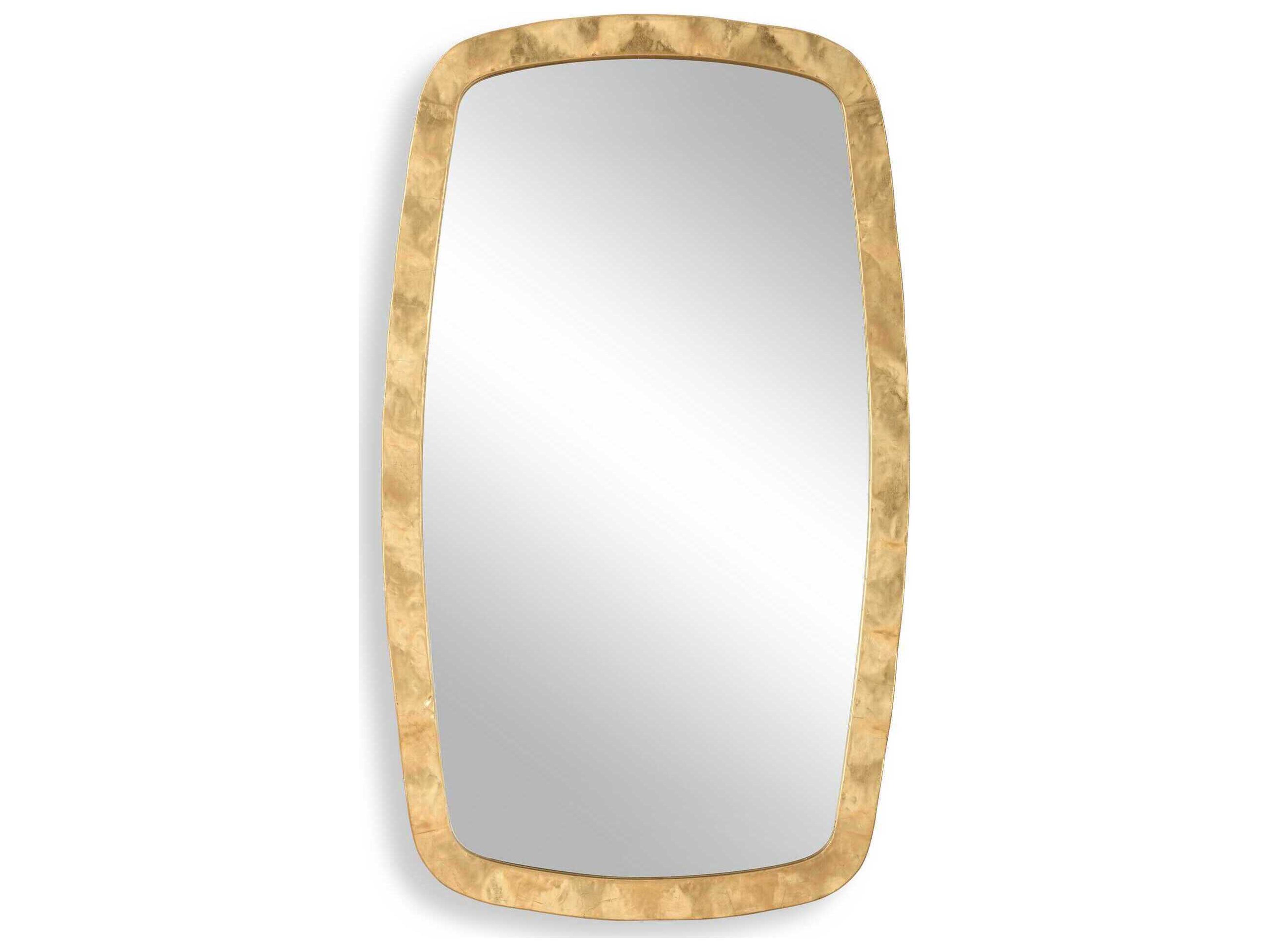 Luxecor Illumination Gold Leaf Rectangular Wall Mirror