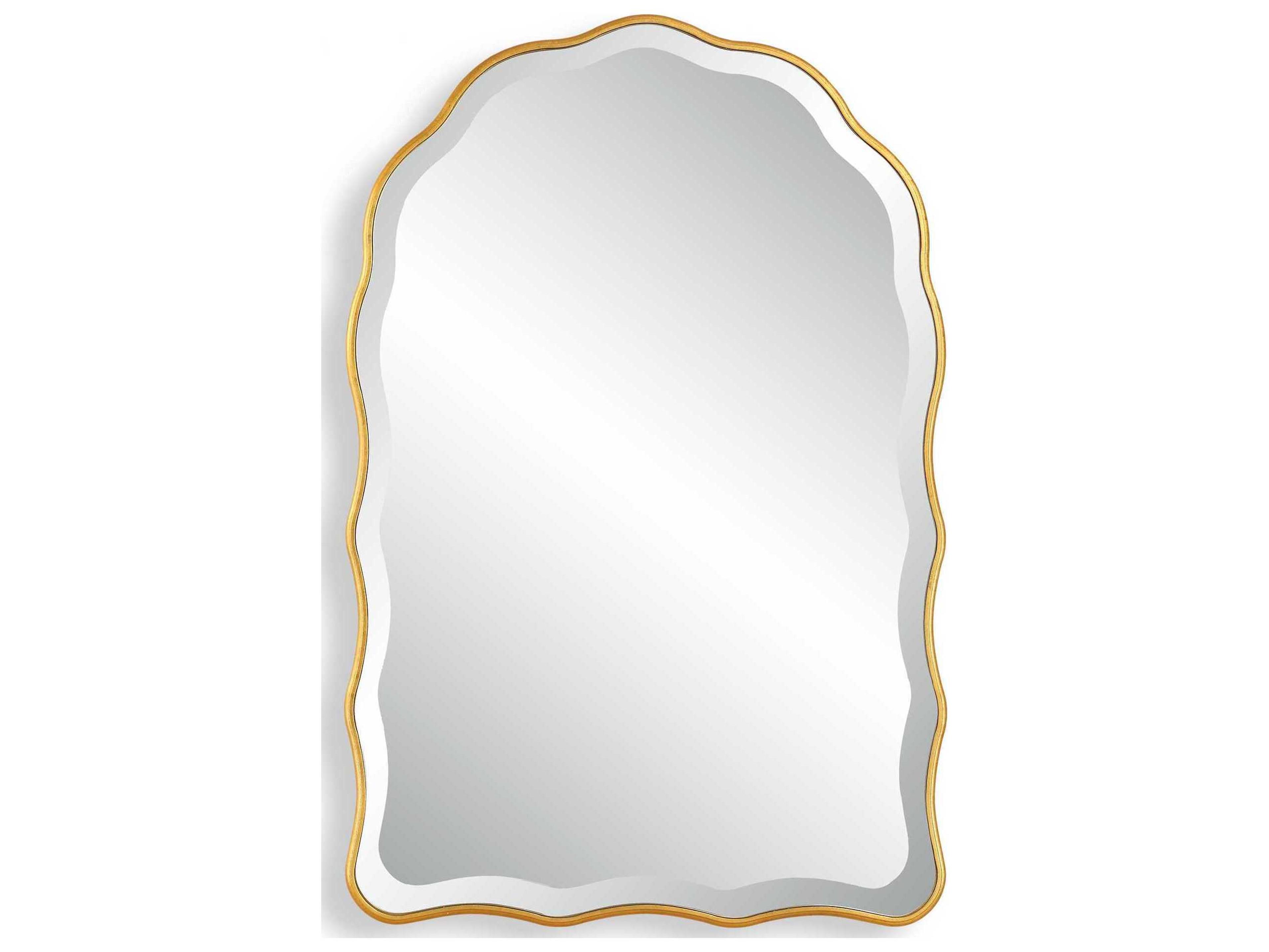 Luxecor Illumination Gold Leaf Wall Mirror
