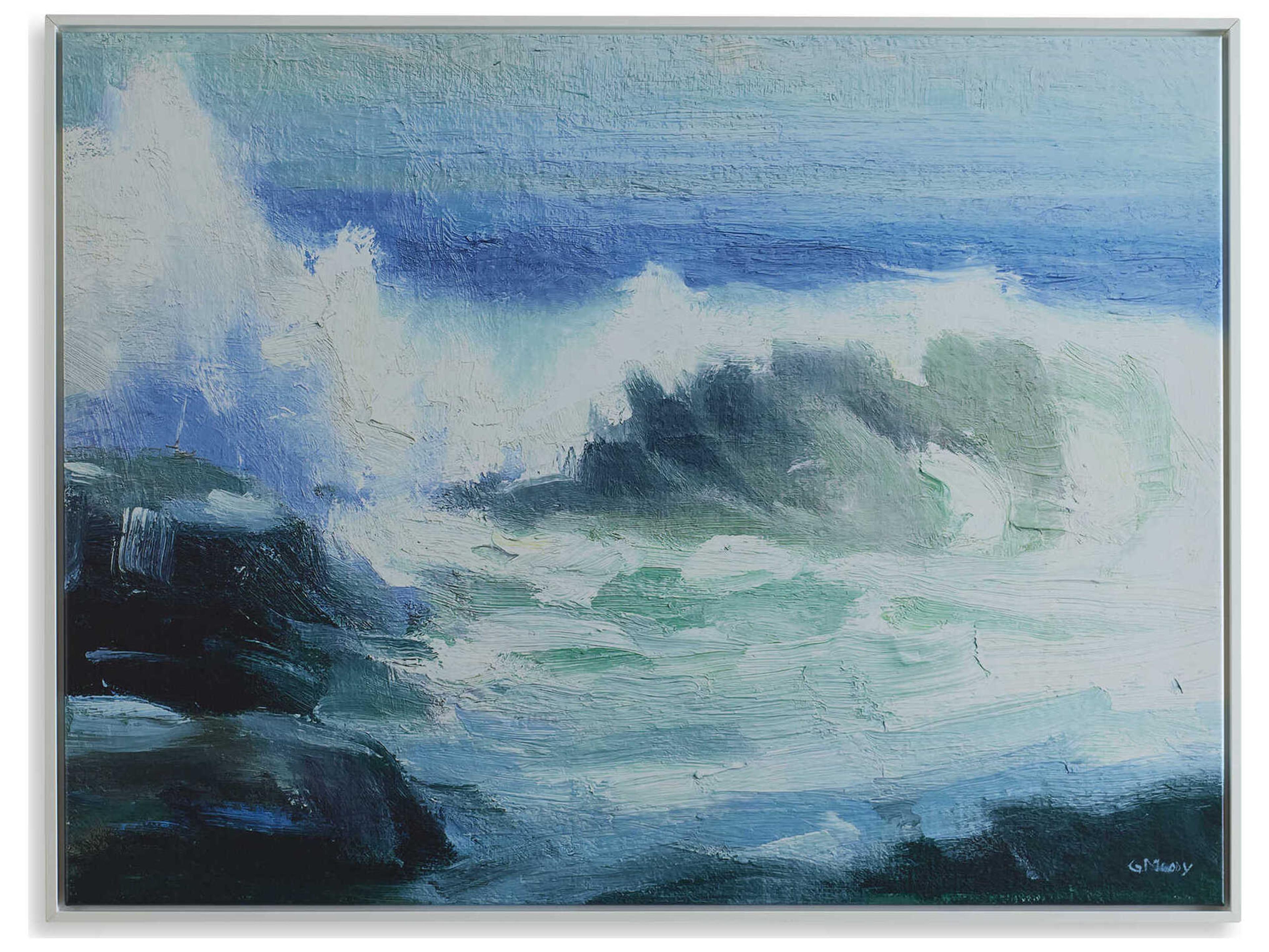 Luxecor Illumination Wave Canvas Wall Art
