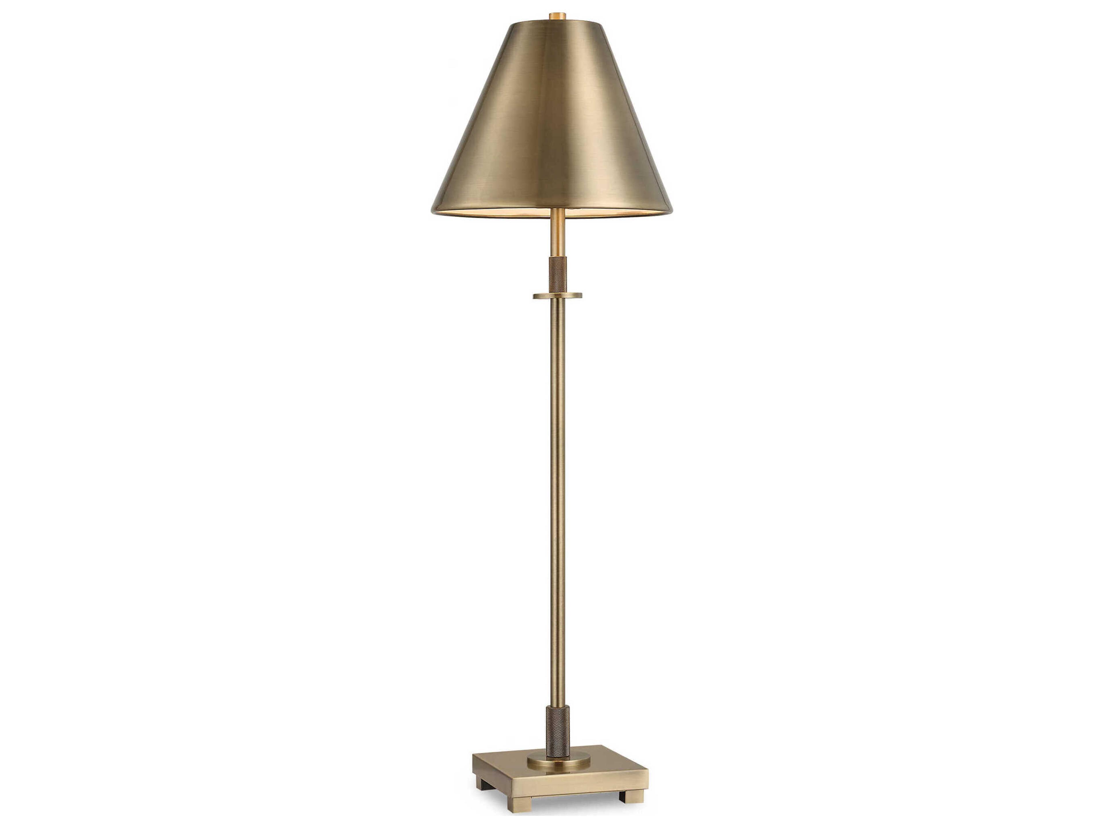 Luxecor Illumination Antique Brass Buffet Lamp