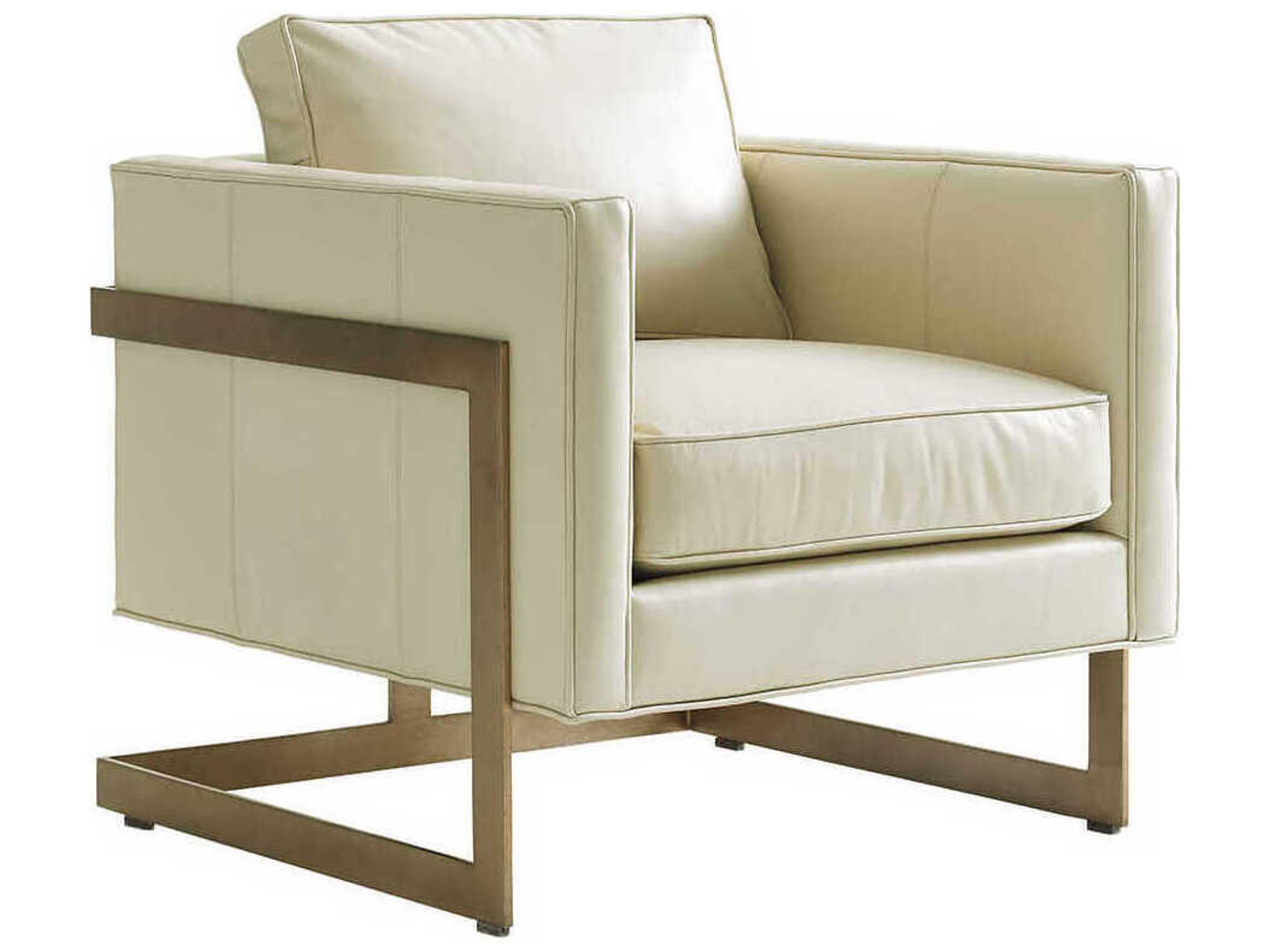 Lexington Winthrop Beige Leather Accent Chair