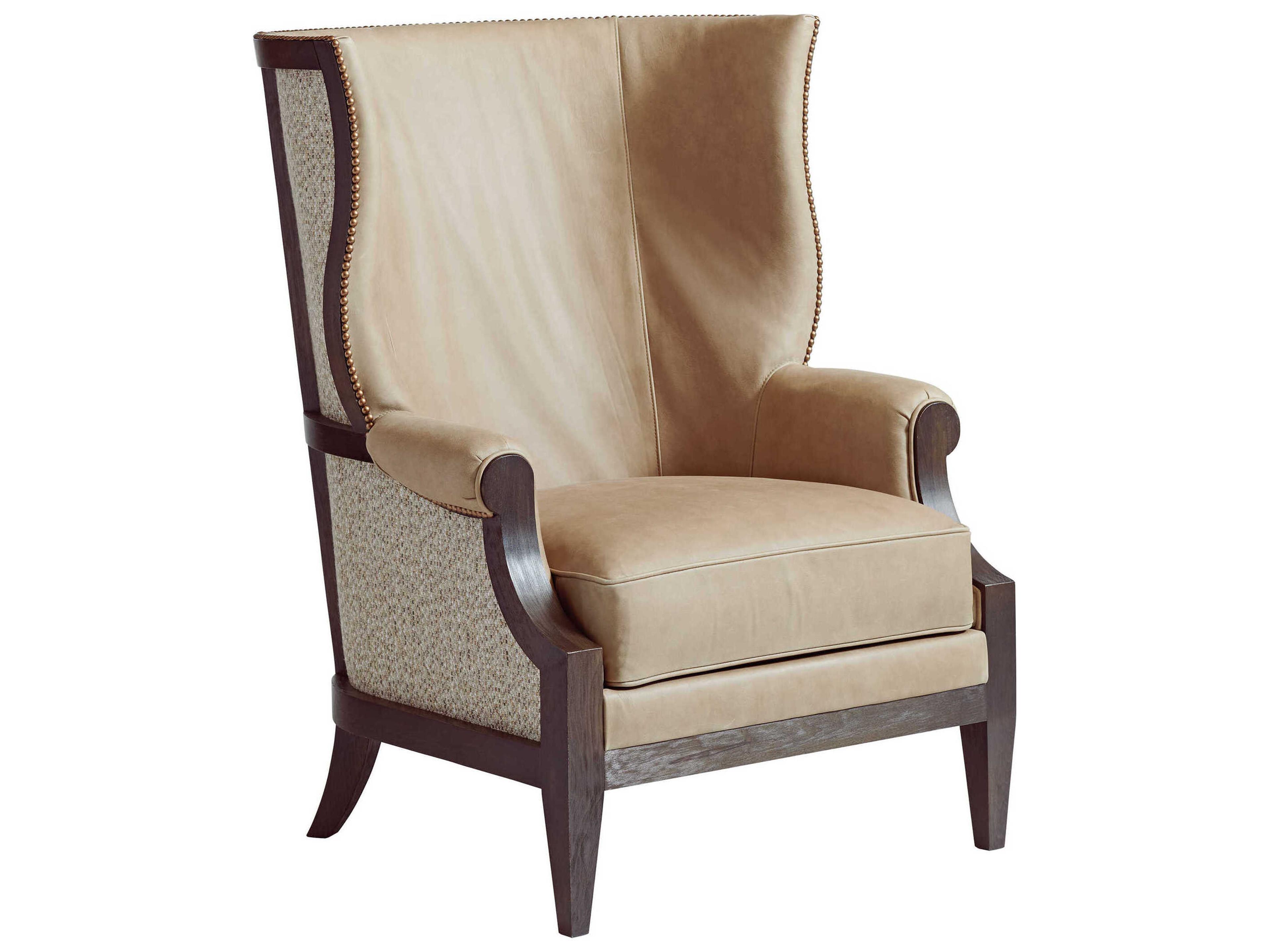 Lexington Silverado Merced Brown Leather Accent Chair