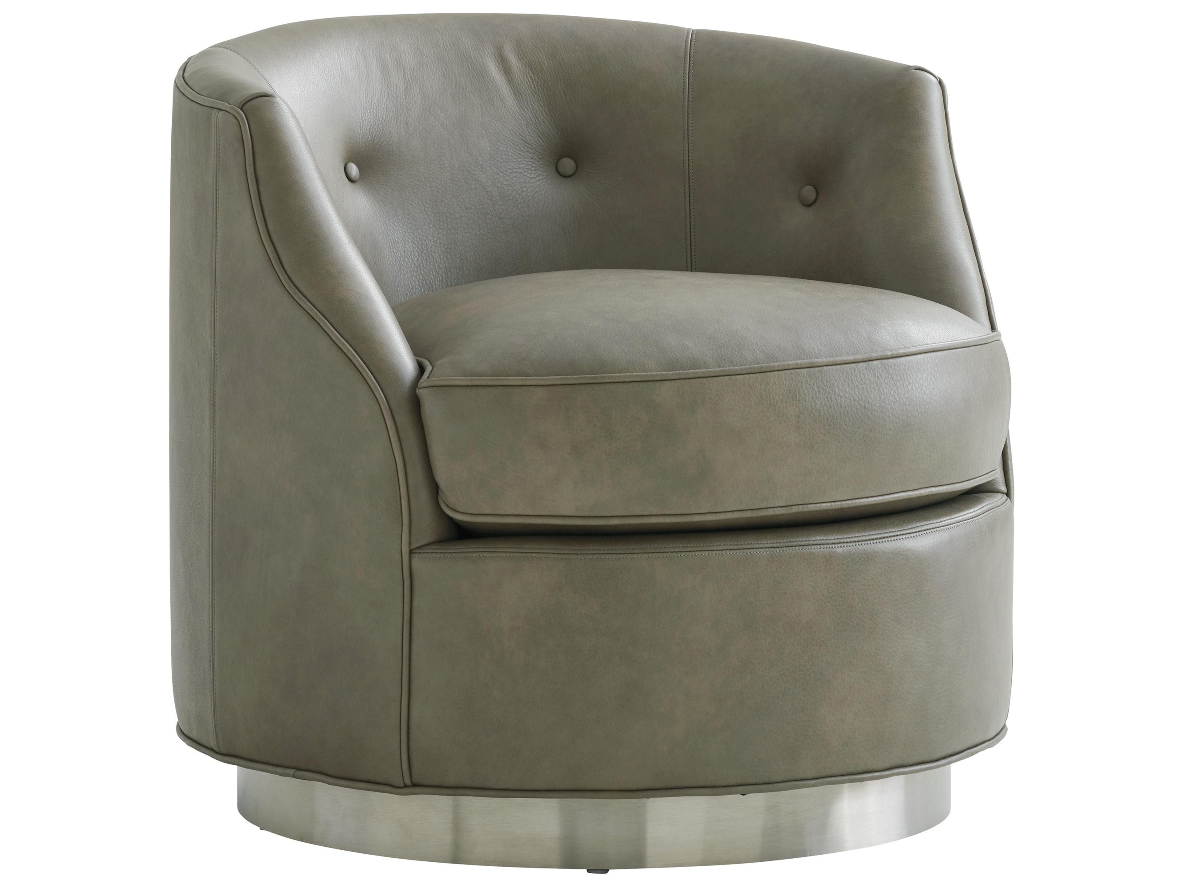 Lexington Avondale Piper Leather Swivel Chair