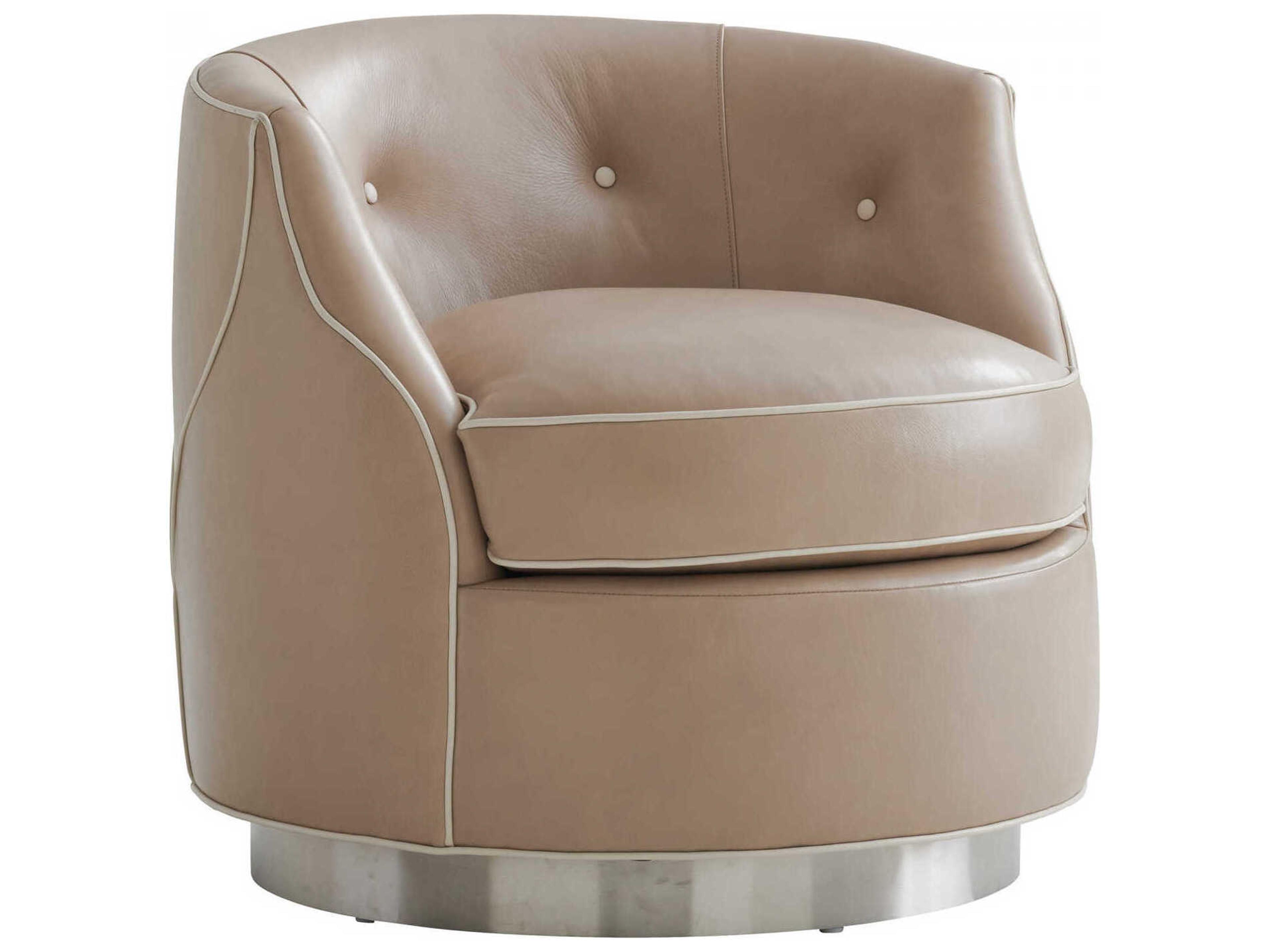Lexington Avondale Swivel Leather Accent Chair