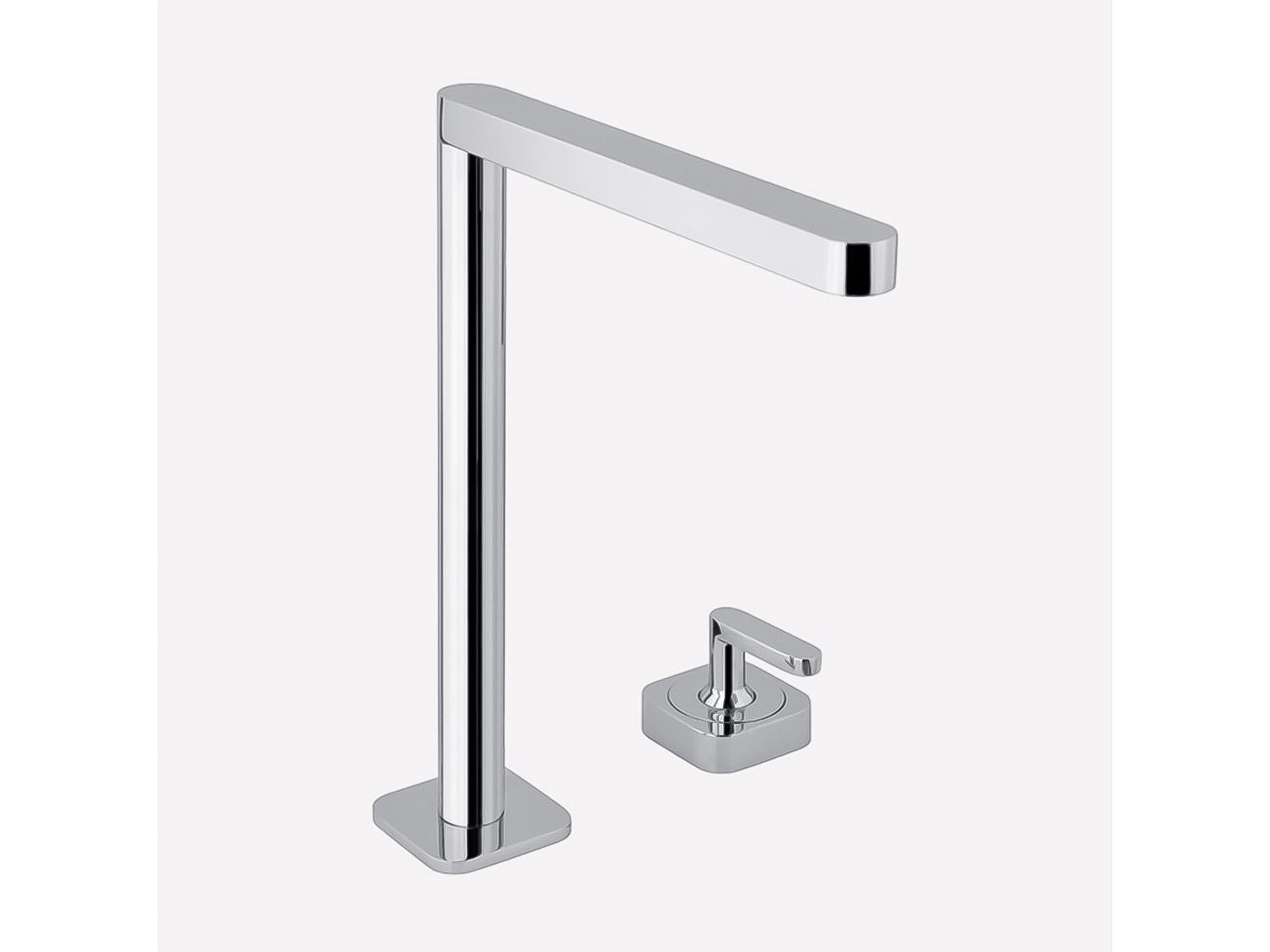 Bramosia Luxury Single Handle Bathroom Sink Faucet  Polished Chrome  High