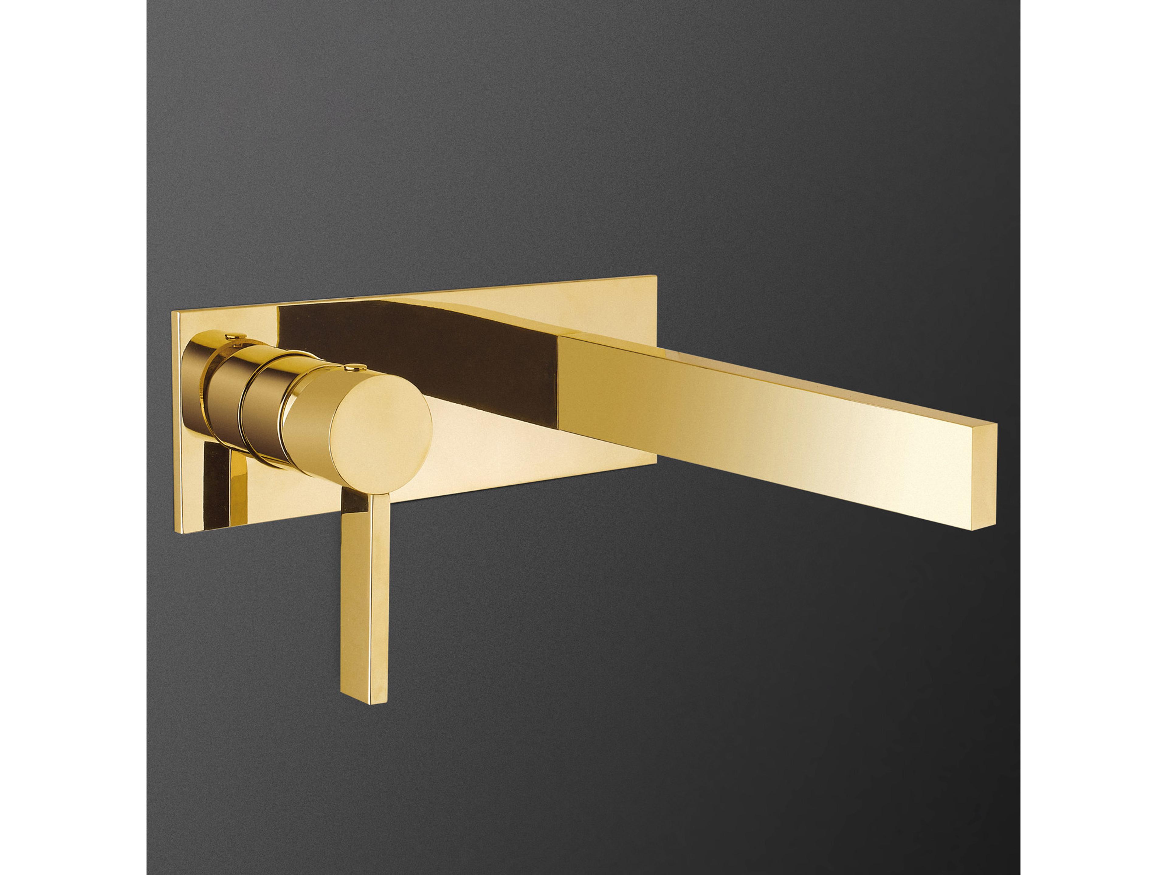 Fulgora Wall-Mounted Faucet  Polished Gold
