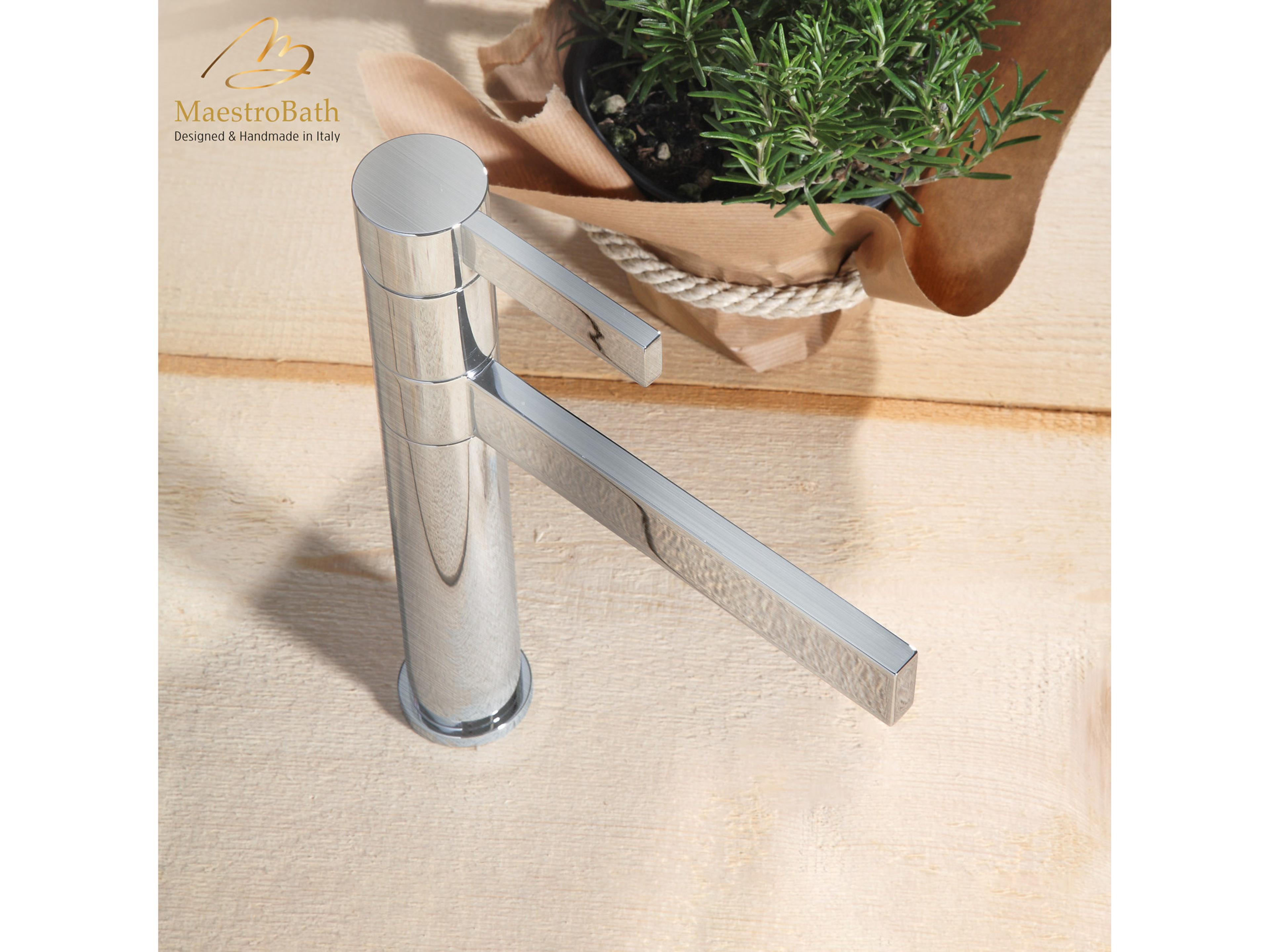 Divinora Single Faucet Handle  Brushed Nickel