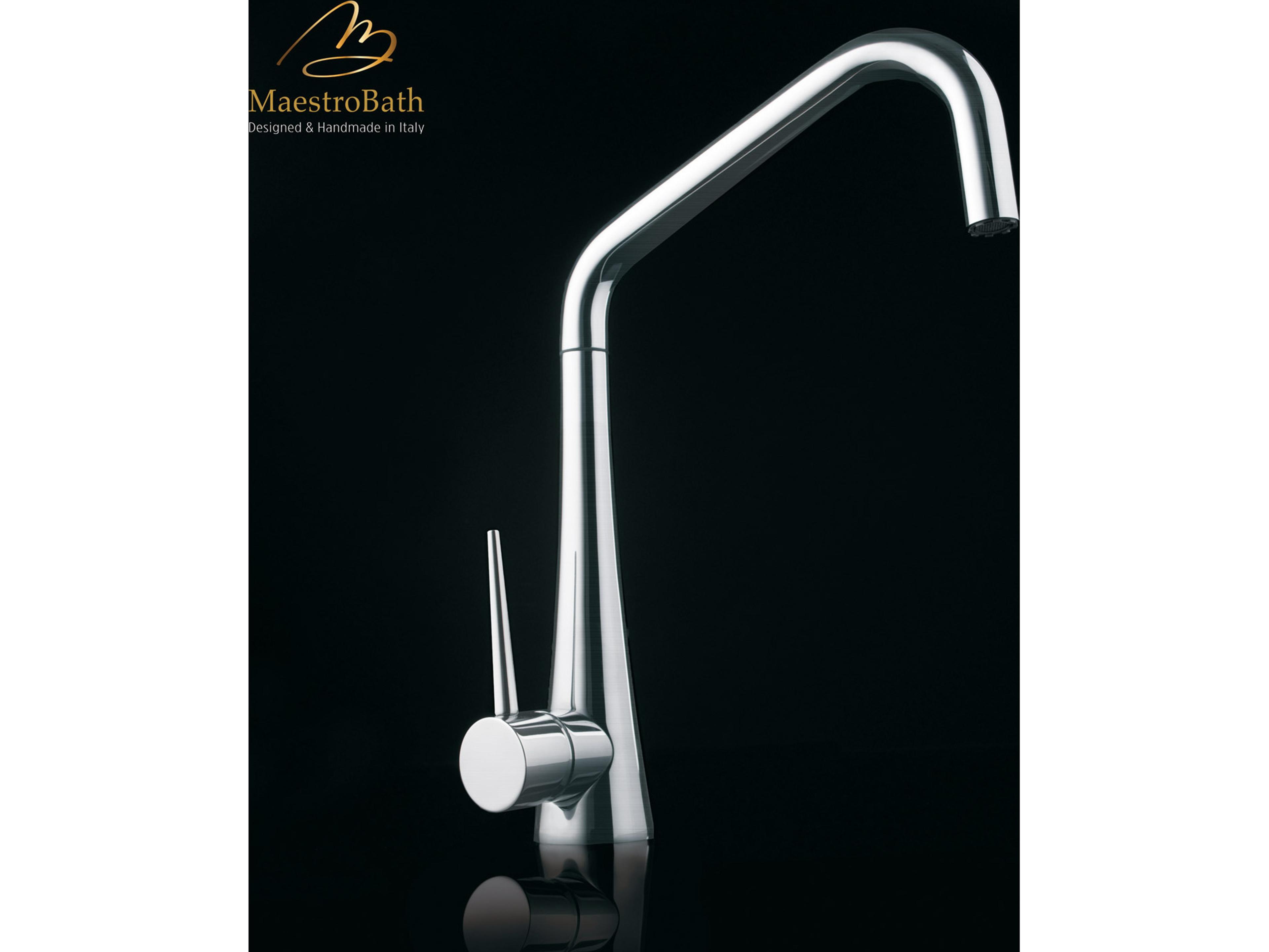 Orochiaro Kitchen Faucet  Brushed Nickel