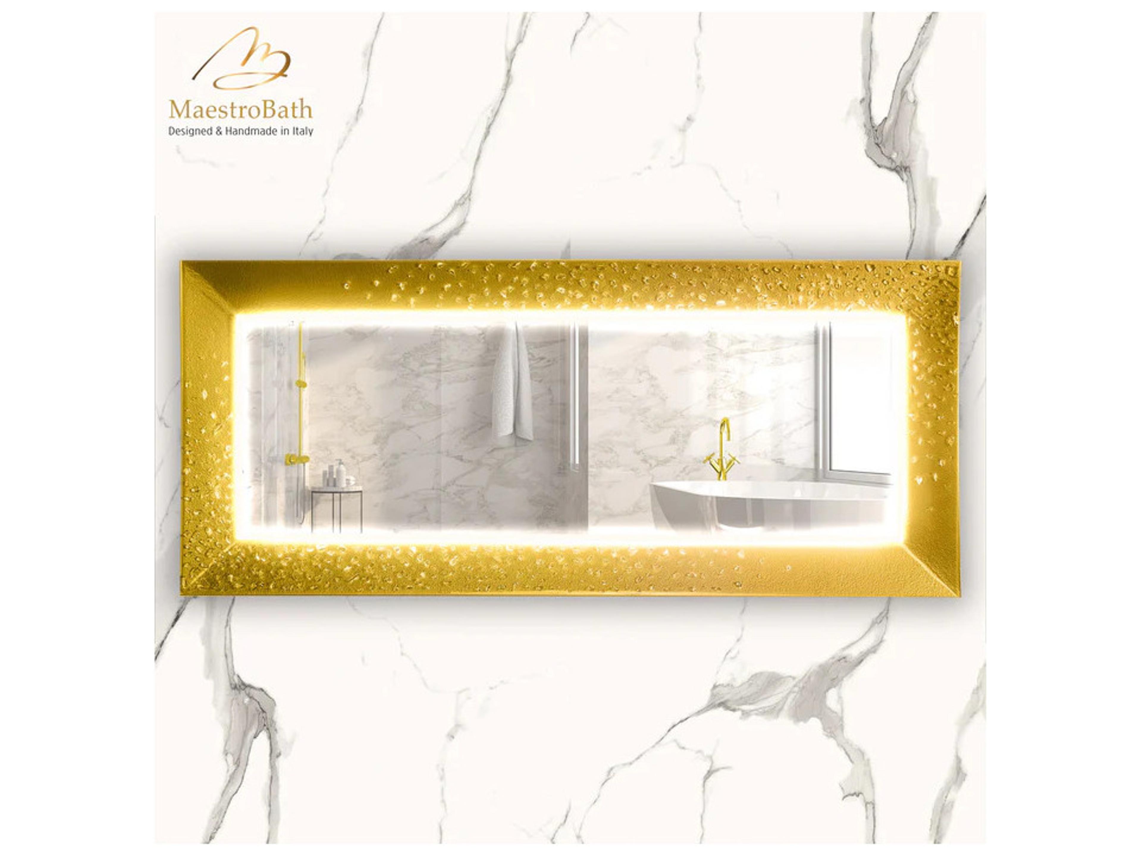 Maestro BathPerlata Double Mirror 66" X 29"