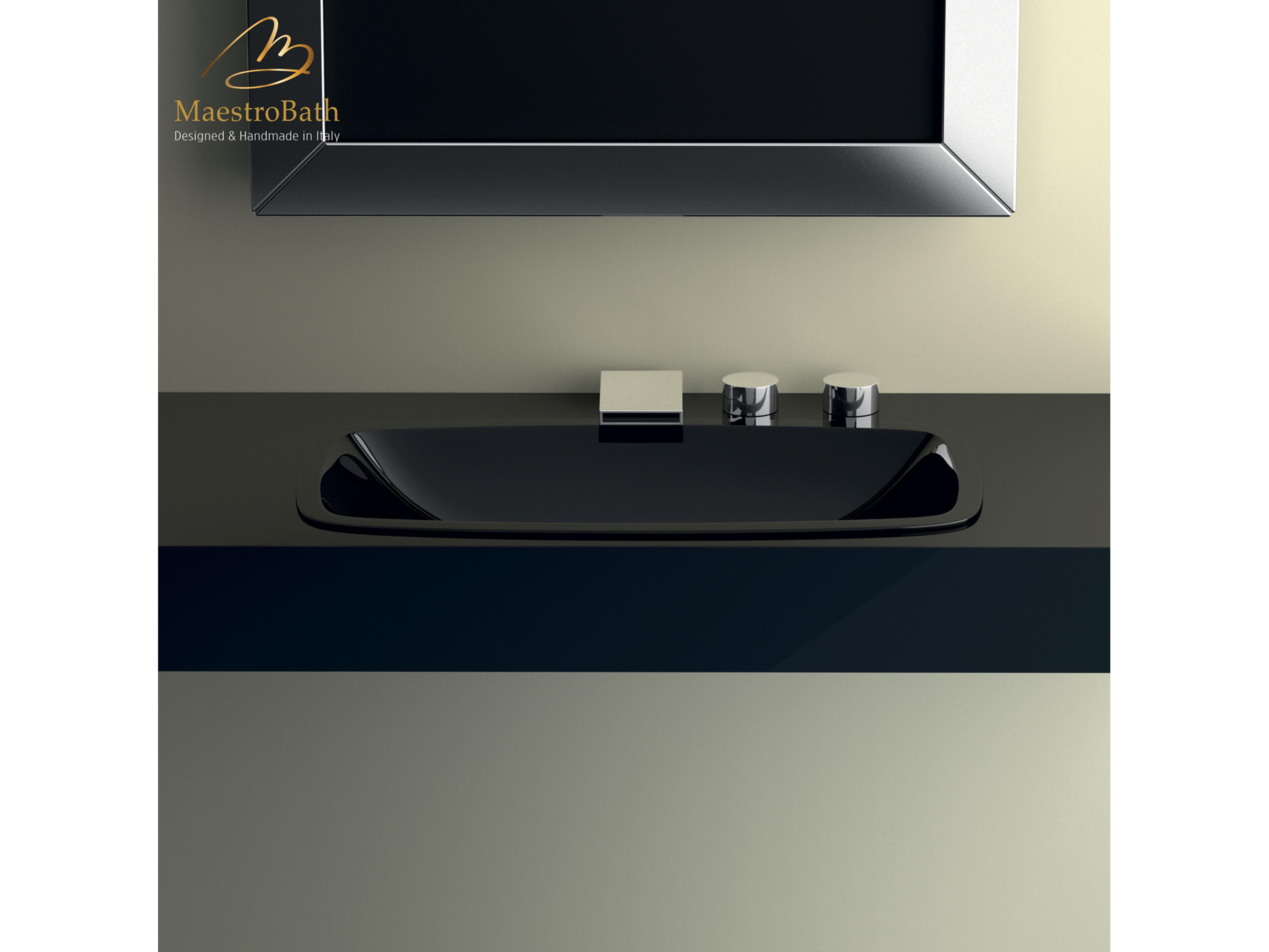 Risplenda Bathroom Sink  Black