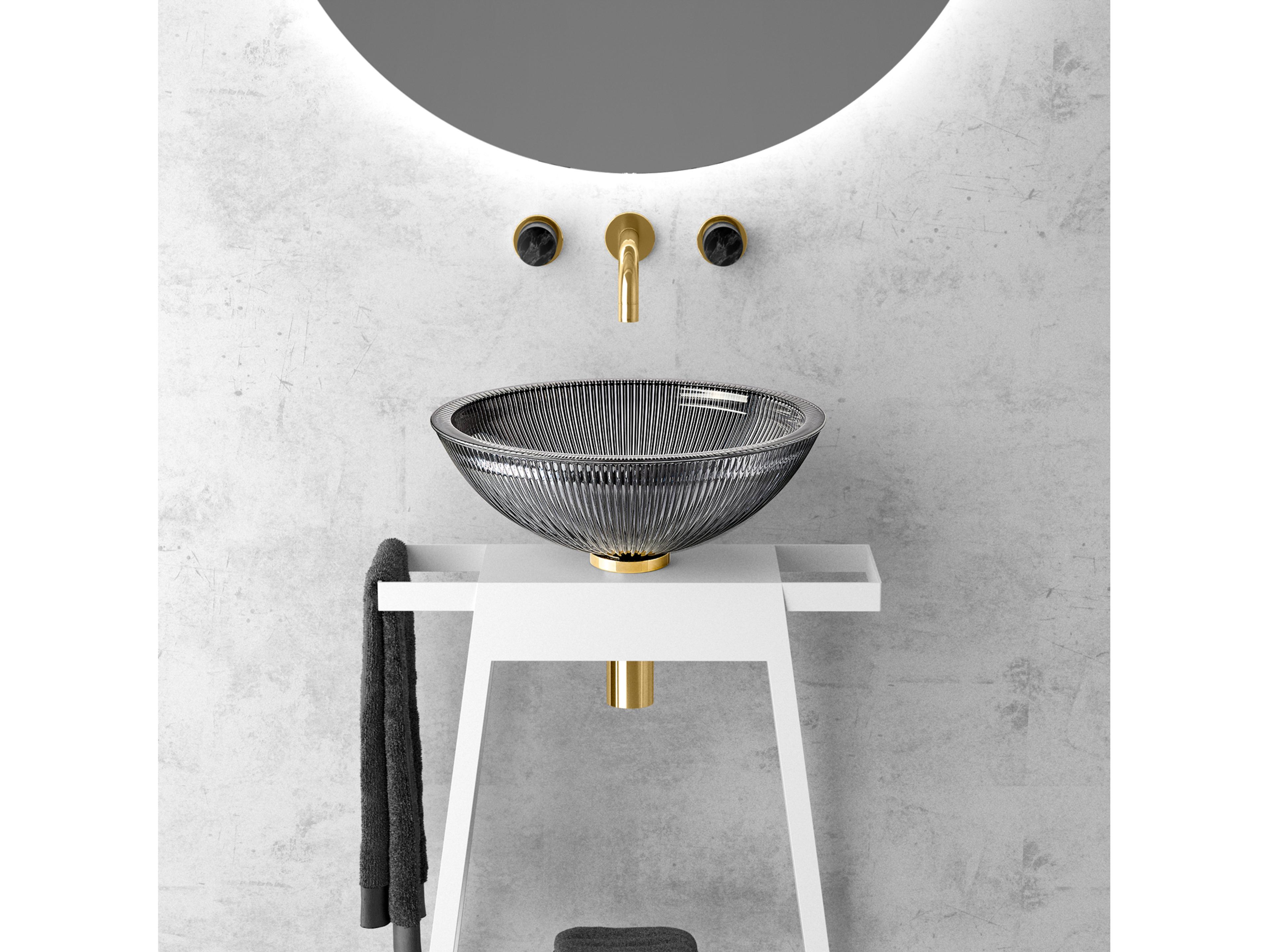 Allegrezza Luxury Round Vessel Sink  Black