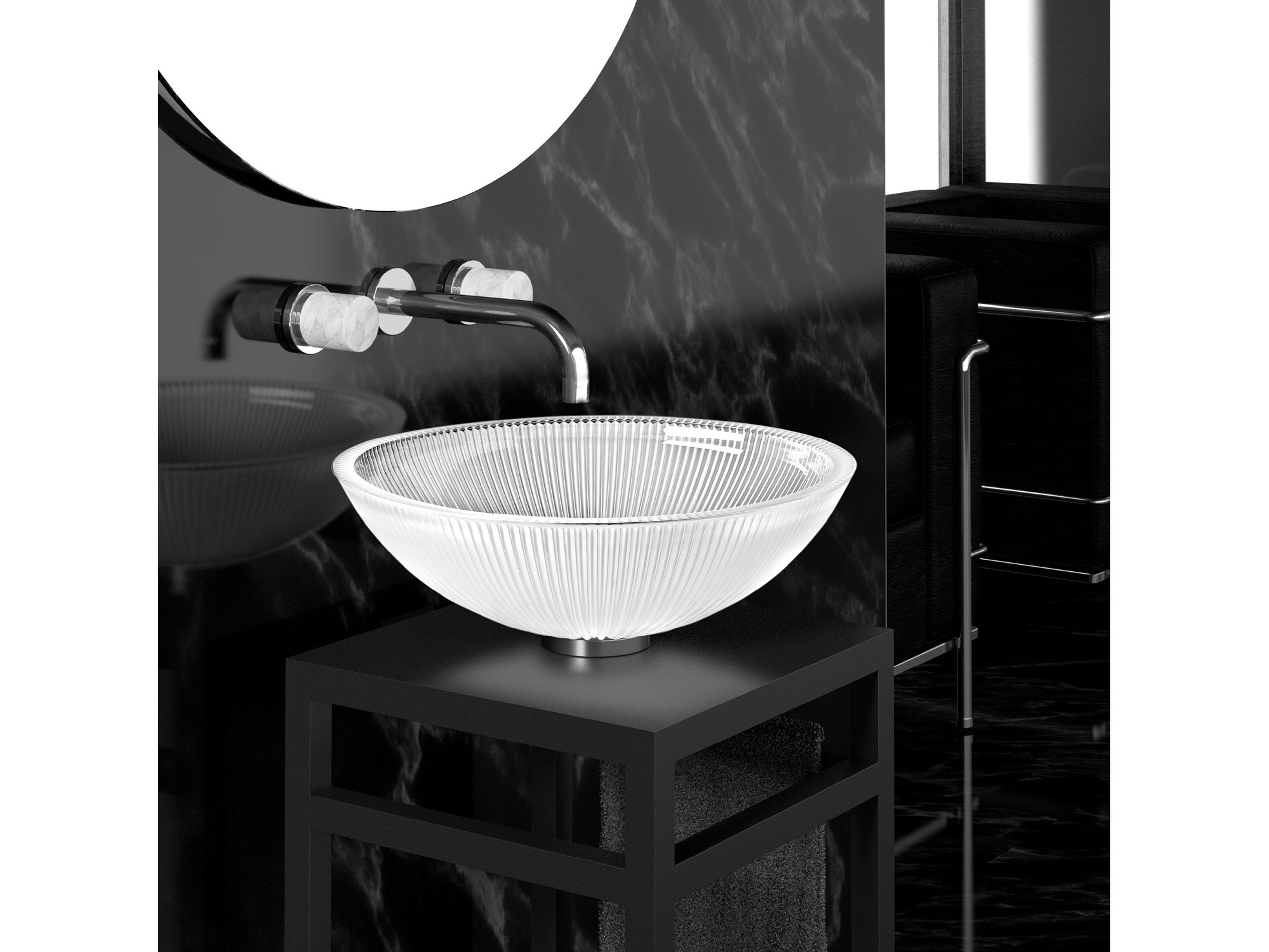 Allegrezza Luxury Round Vessel Sink  White