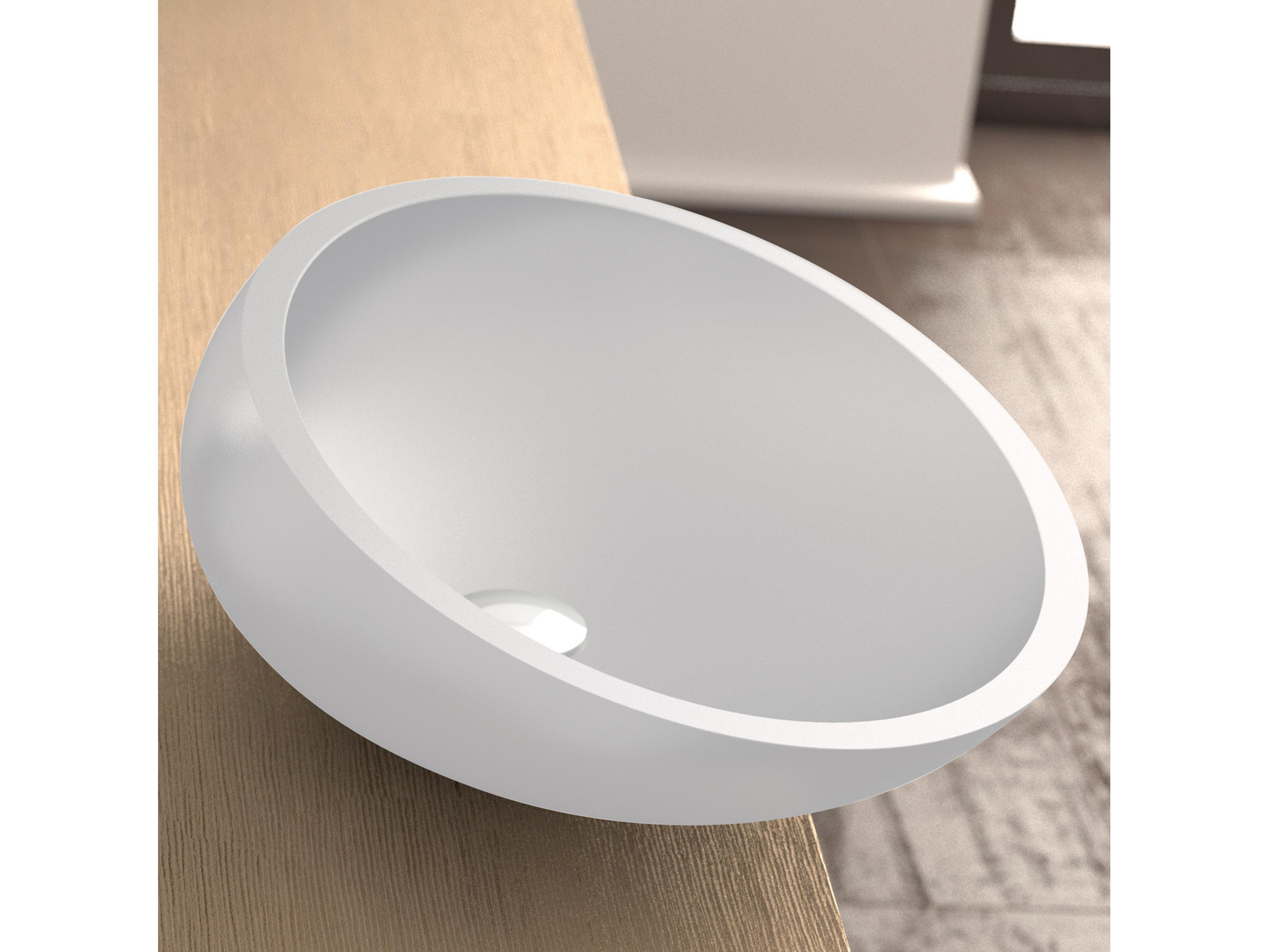 Ylenia Cigno Vessel Sink  White