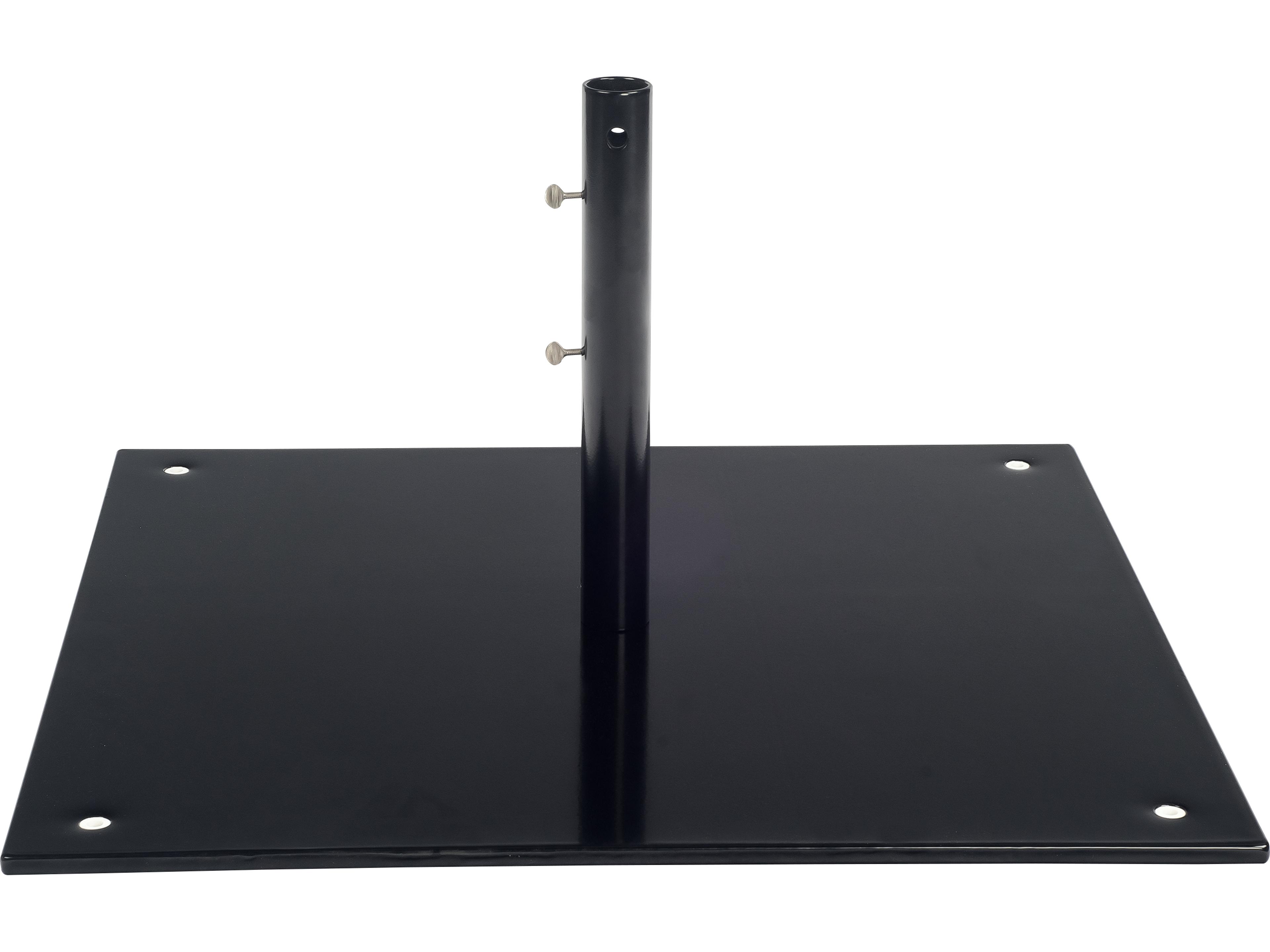 Mallin Market Steel Black 30 Foot Square Free Standing Umbrella Base