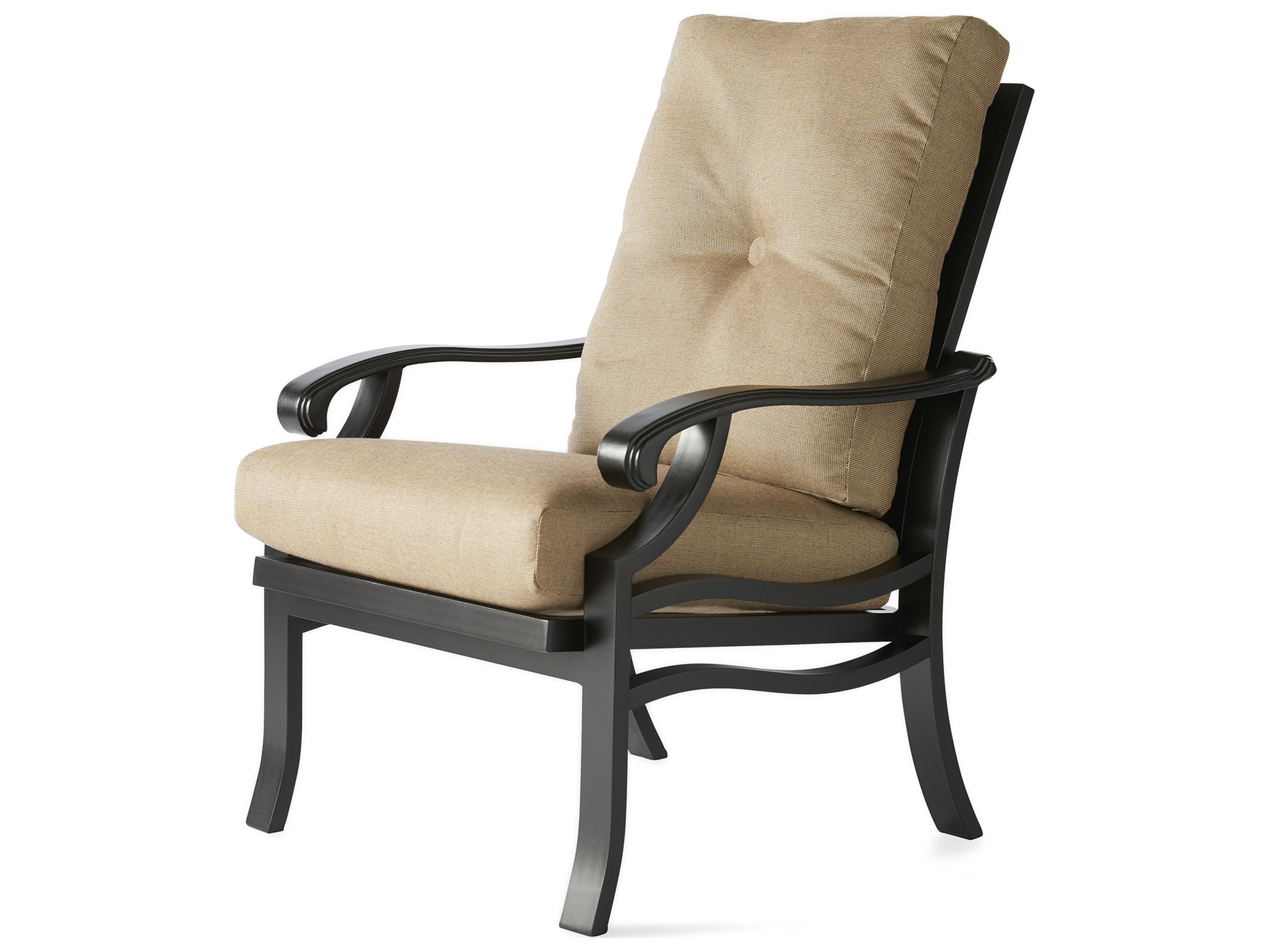 Mallin Anthem Cast Aluminum Outdoor Dining Arm Chair