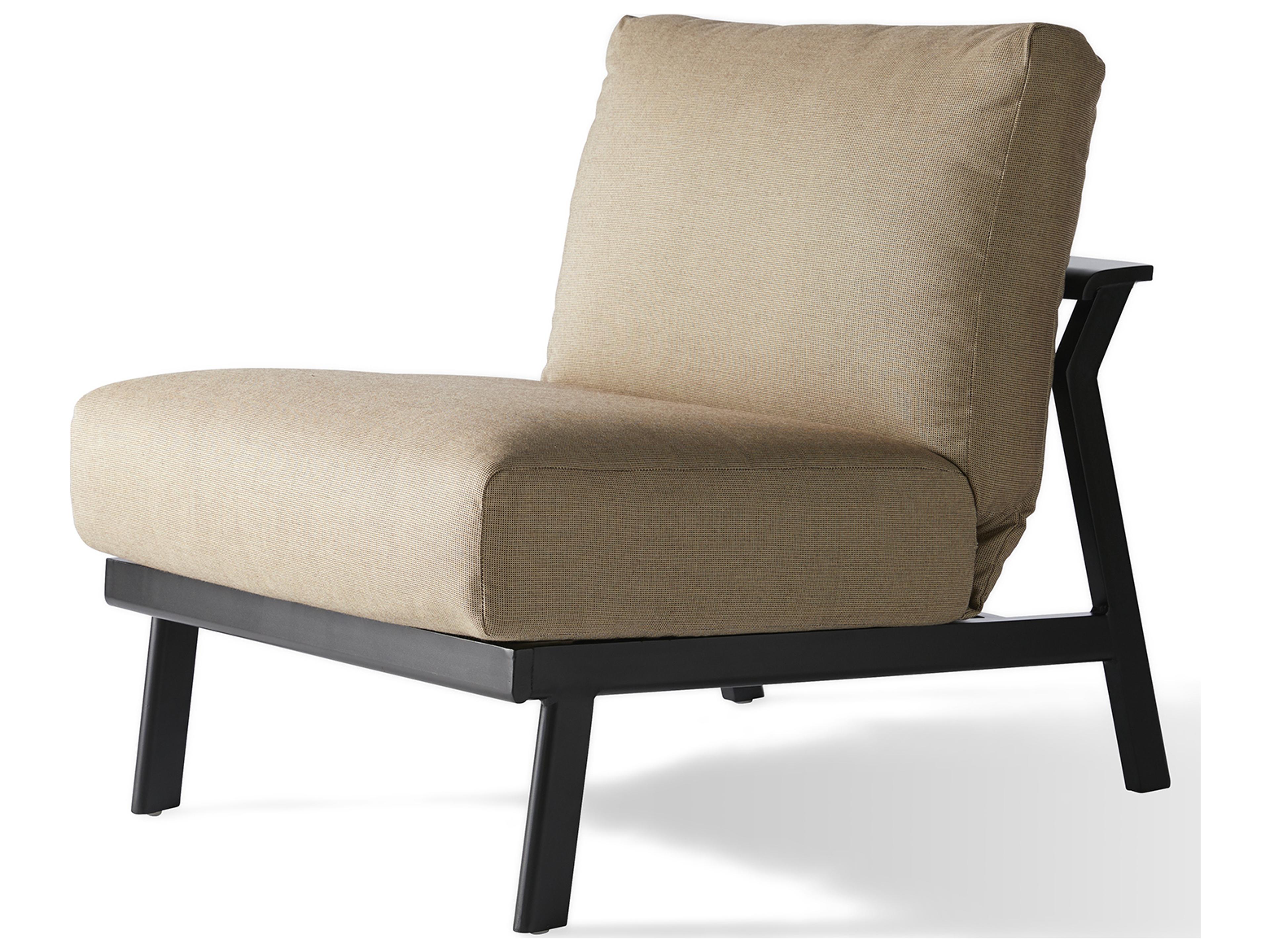 Dakoda Cushion Aluminum Armless Sectional Unit