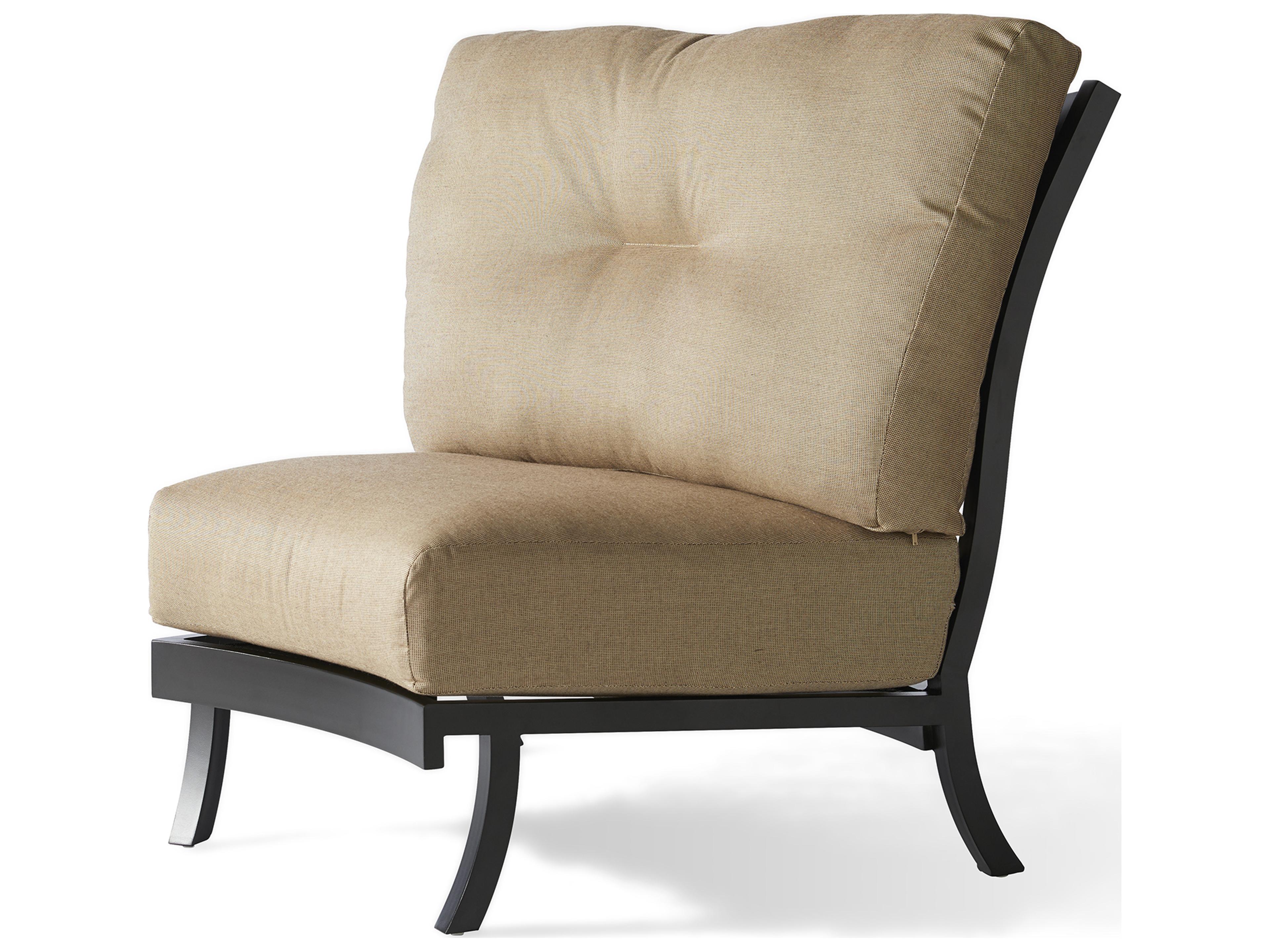 Georgetown Cushion Aluminum Armless Sectional Unit