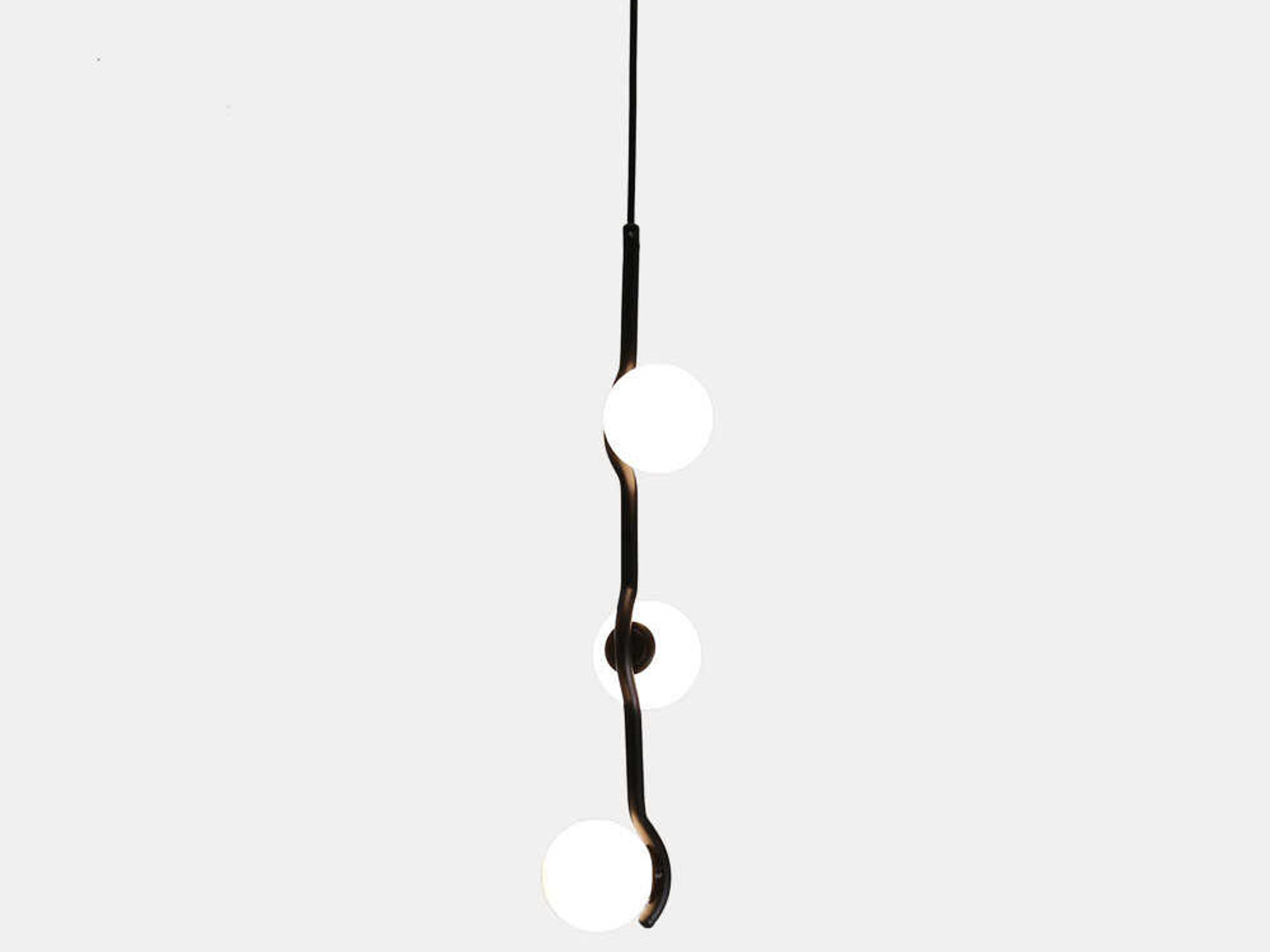 Mobital Pluto 3-Light Matte Black Linear Pendant