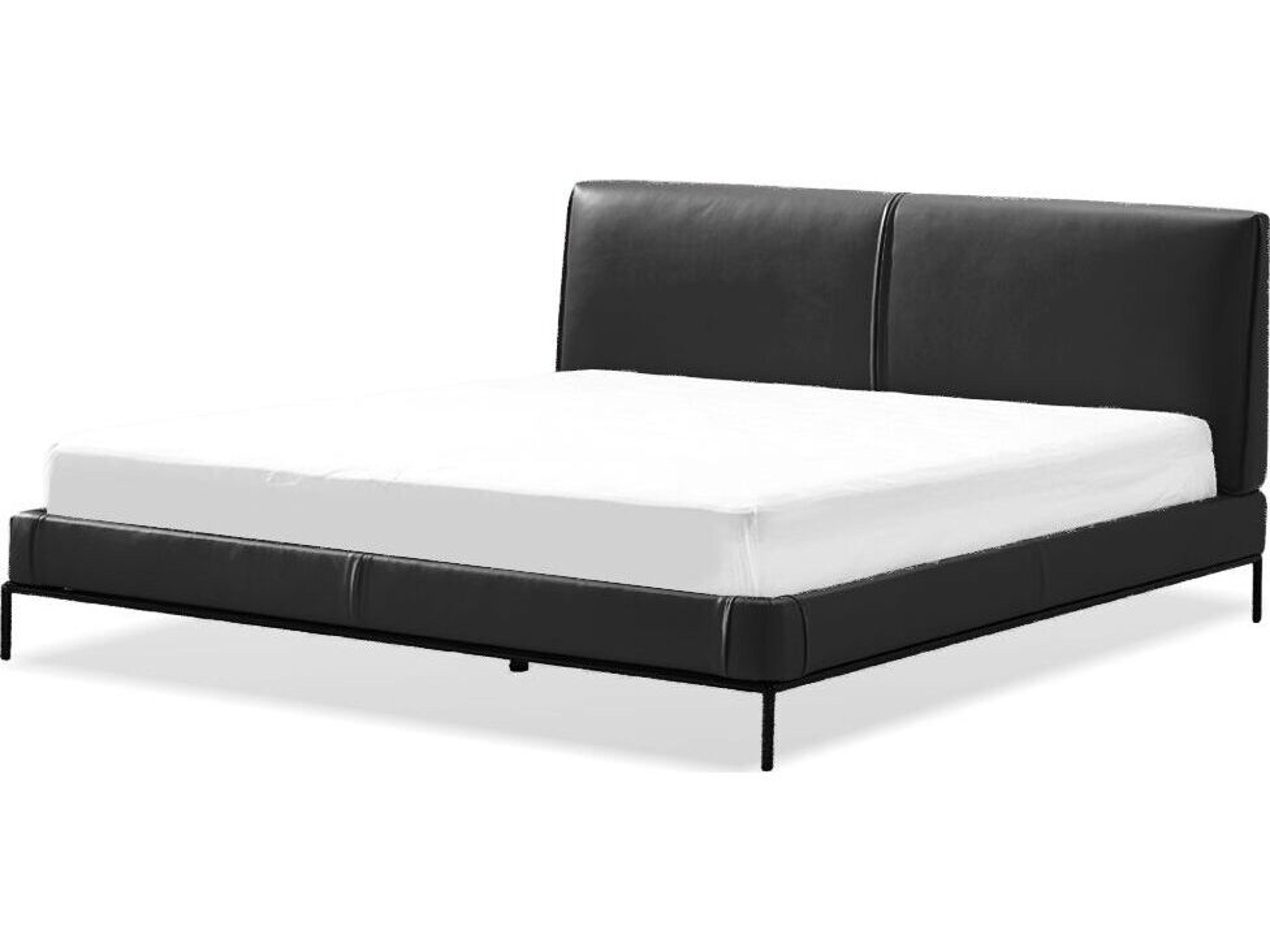 Mobital Barolo Black Plywood King Platform Bed
