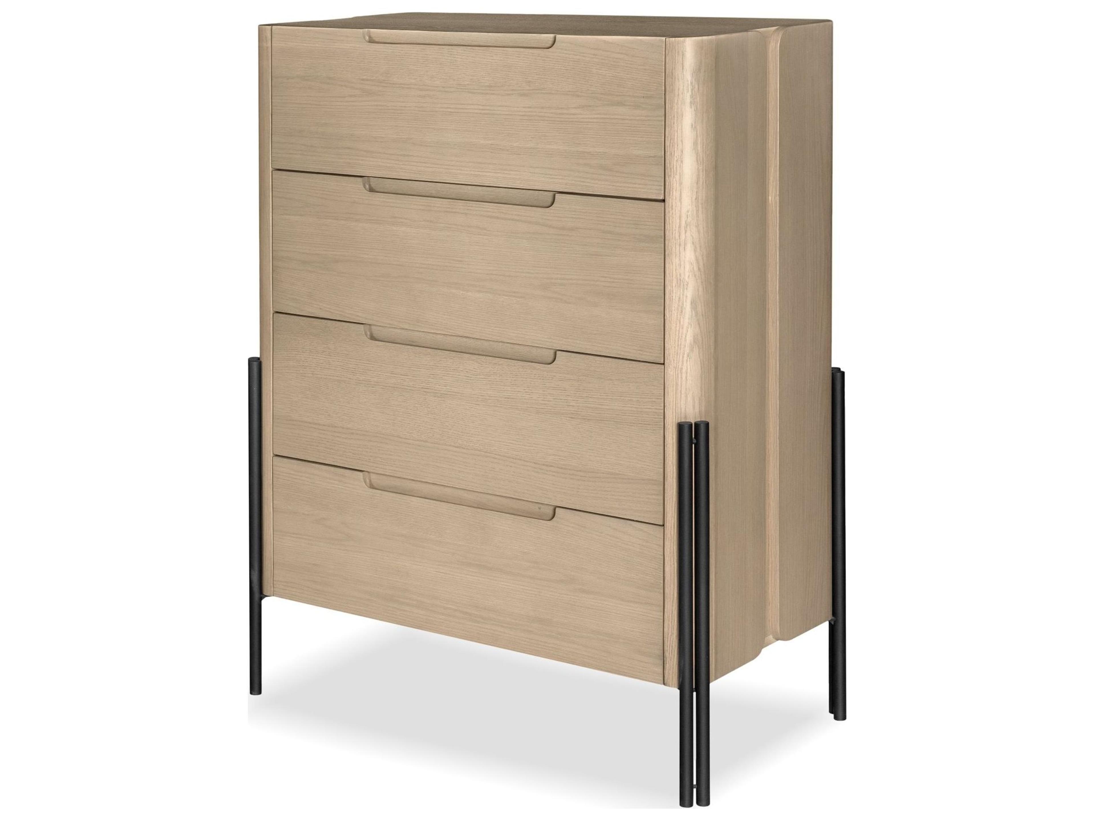 Mobital Nori Natural Oak Wood Accent Chest